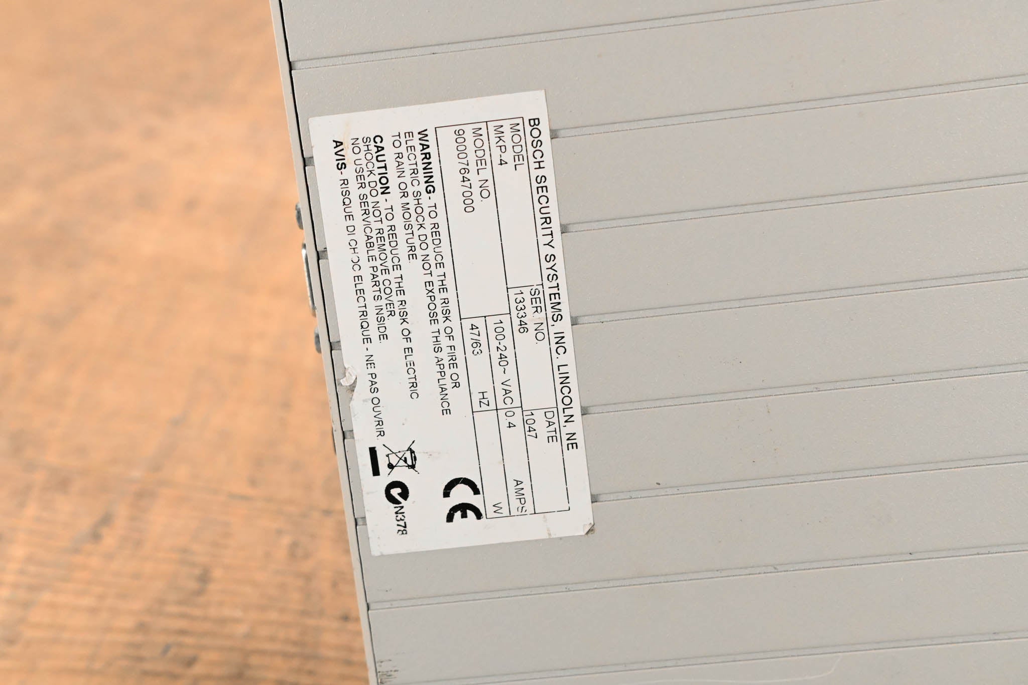 RTS MKP-4 4-Position Rackmount/Desktop Keypanel  - 4 pin