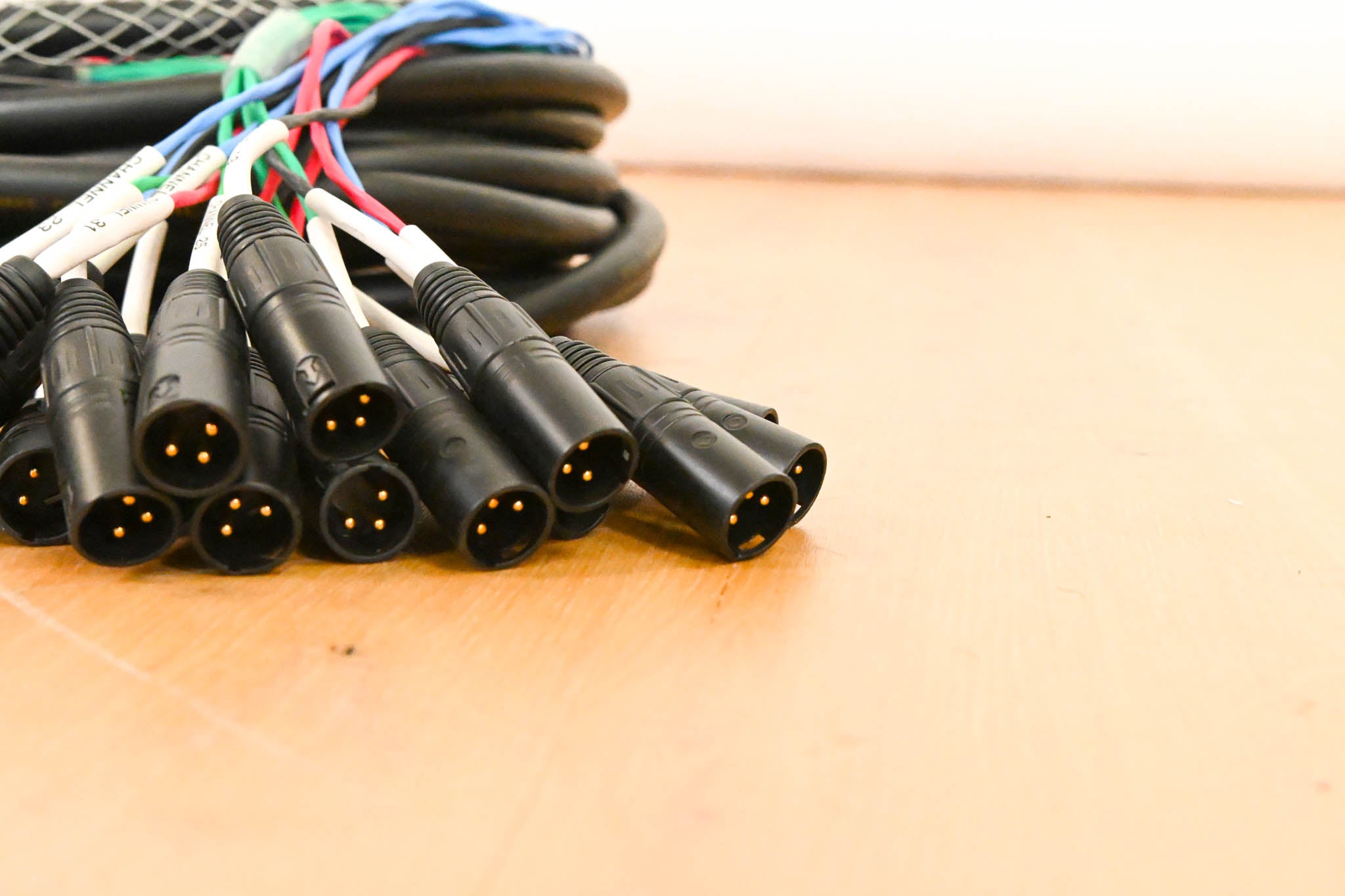 EWI 16-Channel EDAC to 16 XLRM Audio Snake Cable - 50'