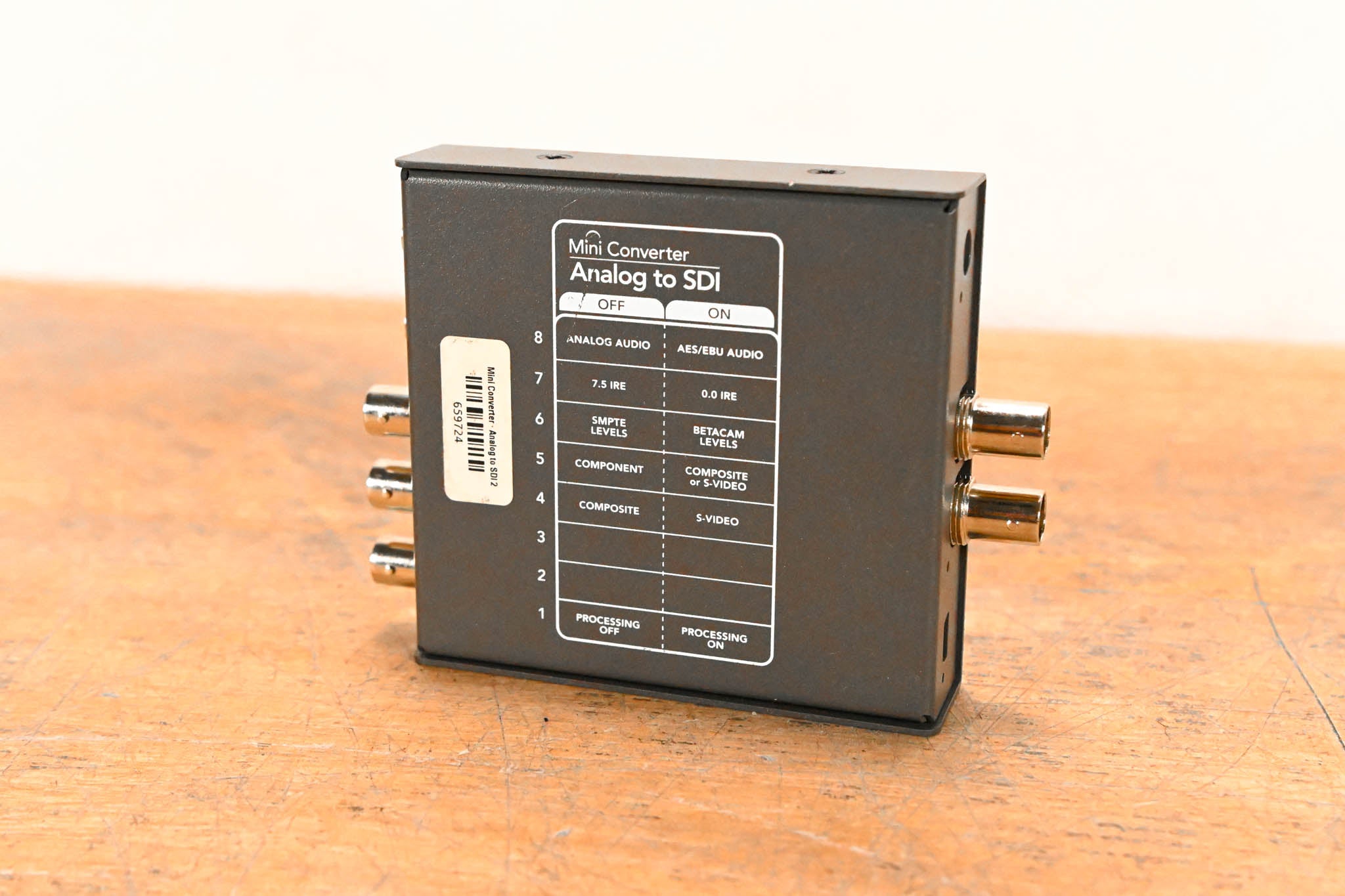Blackmagic Design Mini Converter Analog to SDI (NO POWER SUPPLY)