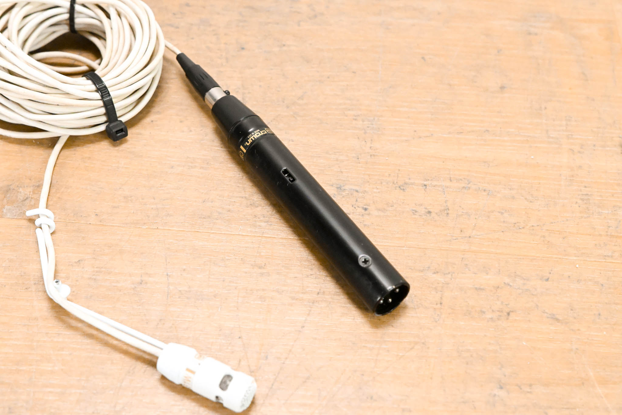 Crown CM-31W Mini Supercardioid Condenser Hanging Mic w/ Inline Preamp