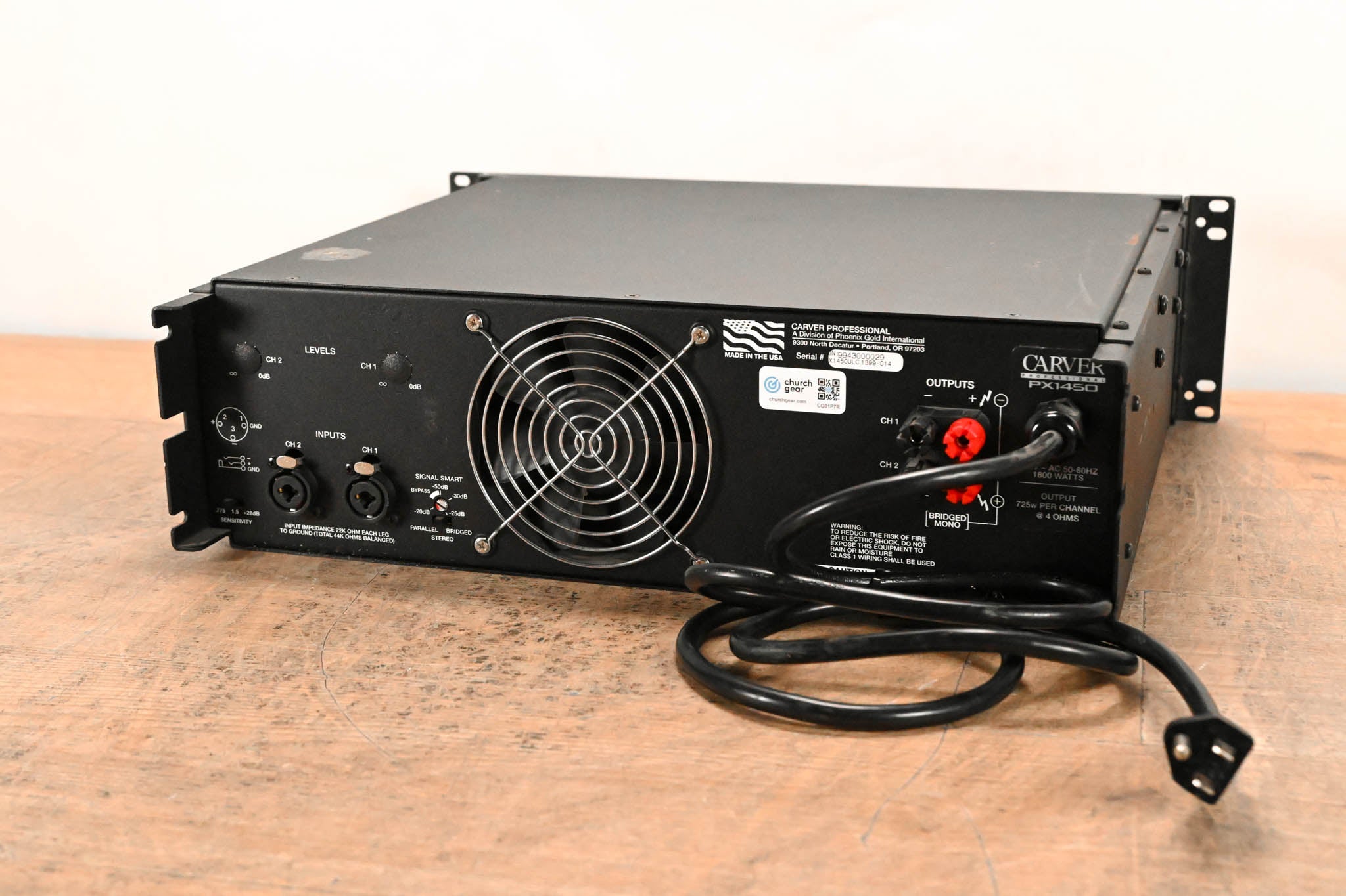 Carver PX1450 2-Channel Power Amplifier