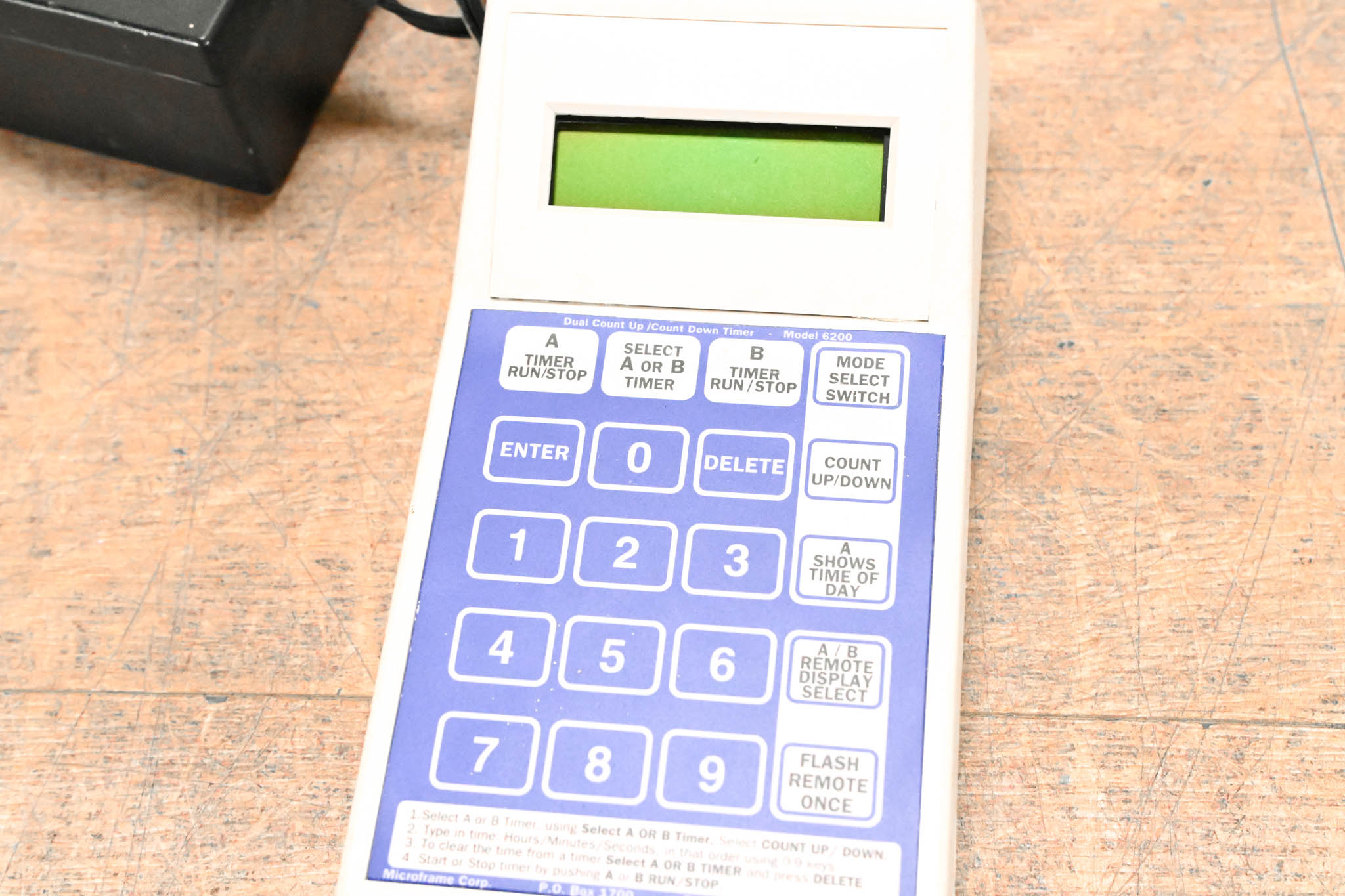 Microframe Model 6200 Timer Keypad