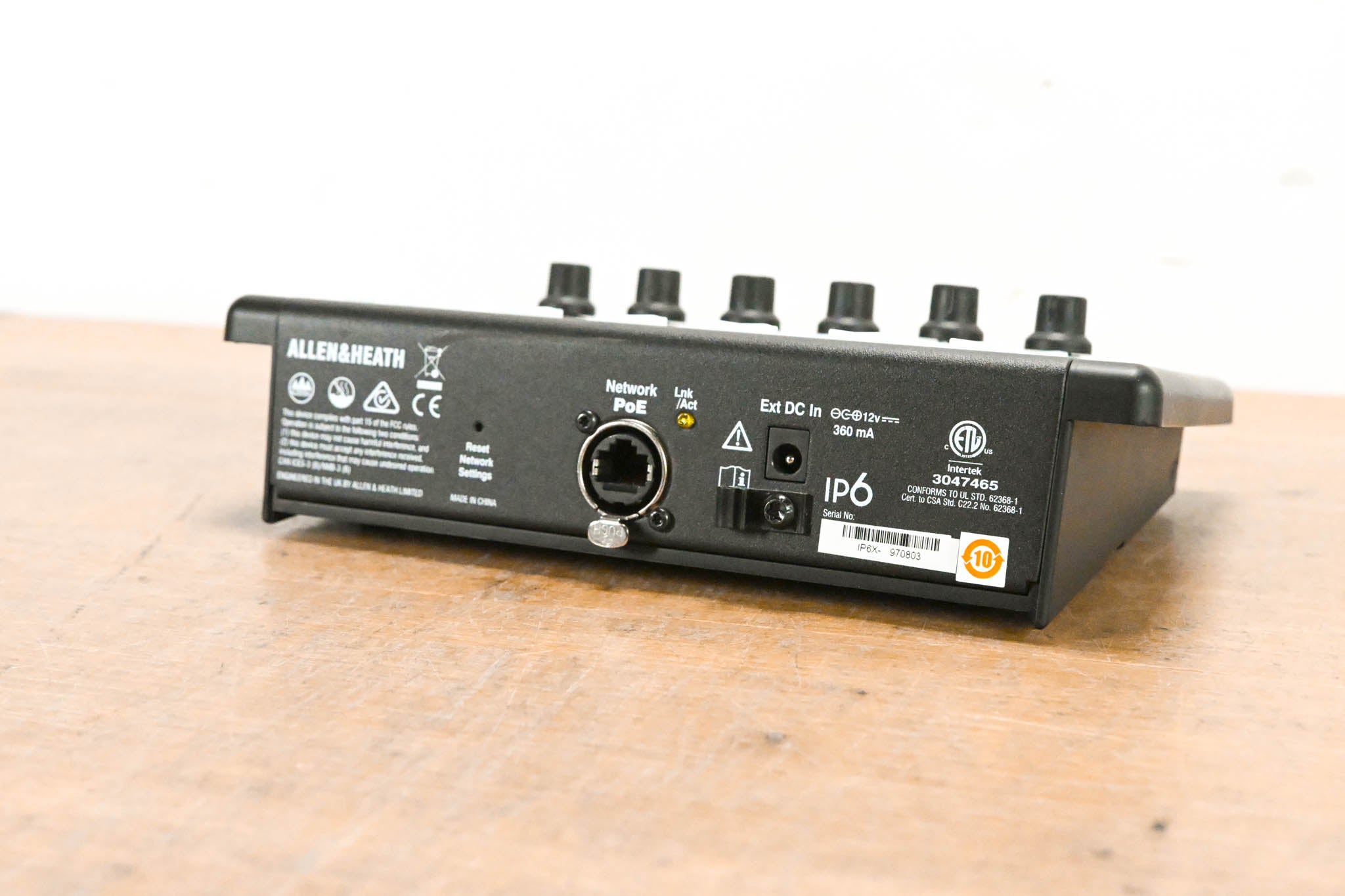 Allen & Heath IP6 Six Rotary Remote Controller for dLive/Avantis/AHM