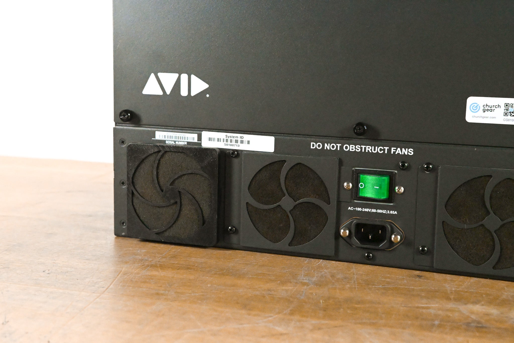 AVID VENUE Stage 64 Stage Rack - 48x24 + 8 AES I/O w/ MADI & Word Clock
