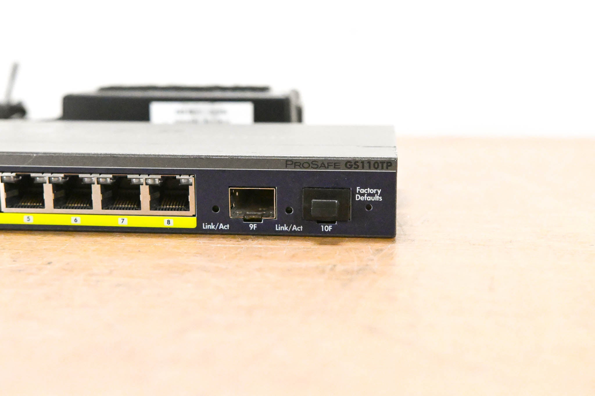 NETGEAR ProSAFE GS110TP v2 8-Port Gigabit PoE Managed Switch w/ SFP
