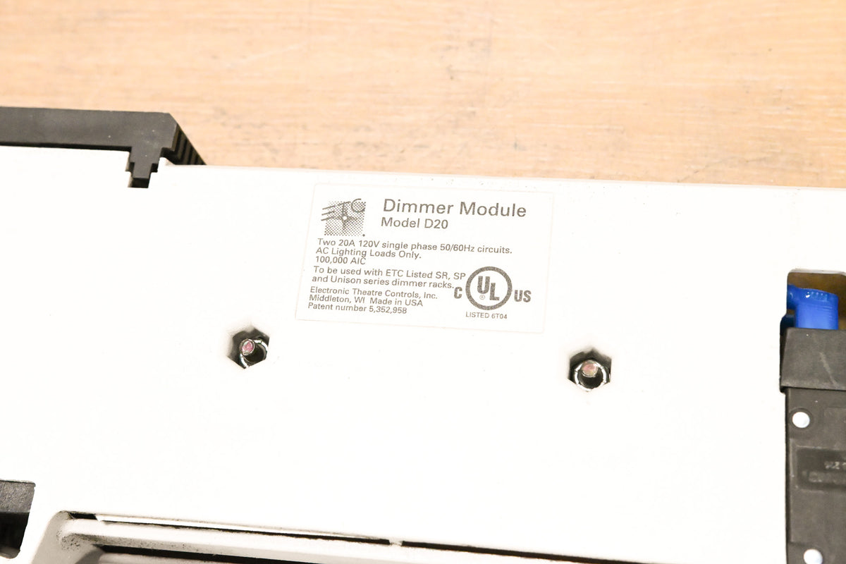 ETC D20 Dual 20A Dimmer Module (Pack of 4)