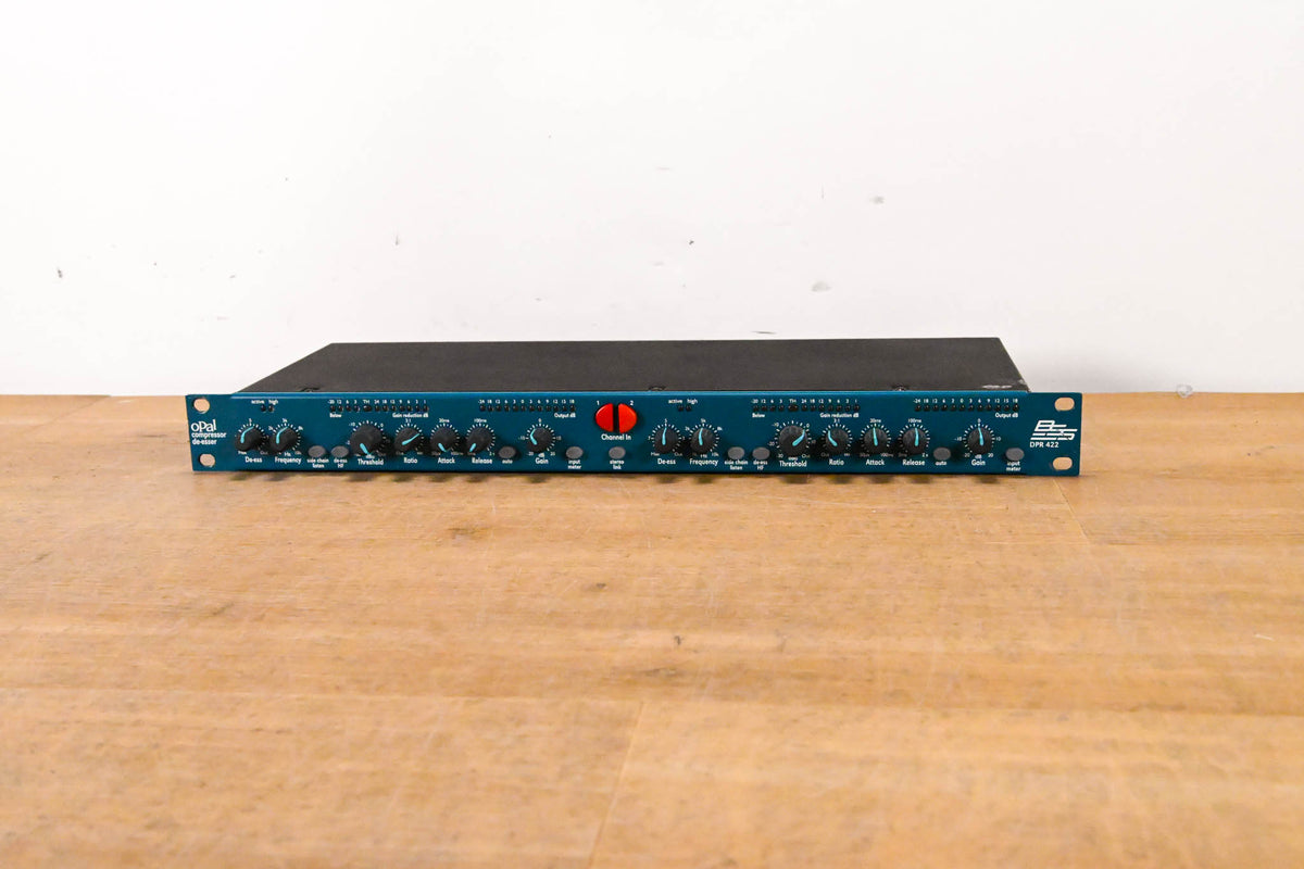 BSS OPAL Series DPR-422 2-Channel Analog Audio Compressor / De-Esser