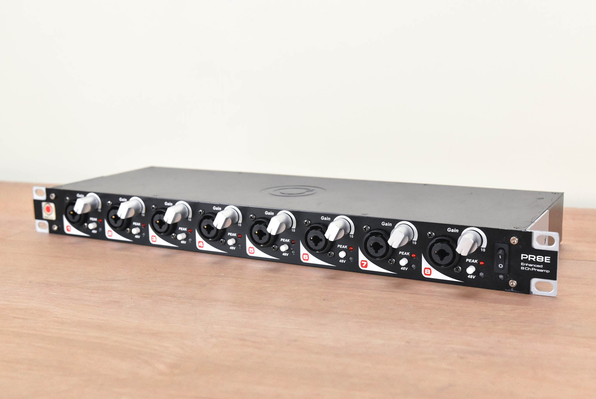 SM Pro Audio PR8E Eight-Channel Microphone Preamplifier NO POWER SUPPLY
