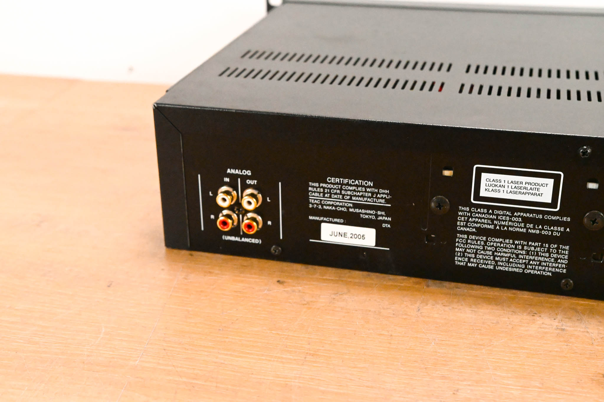 TASCAM CD-RW750 CD Recorder/Player