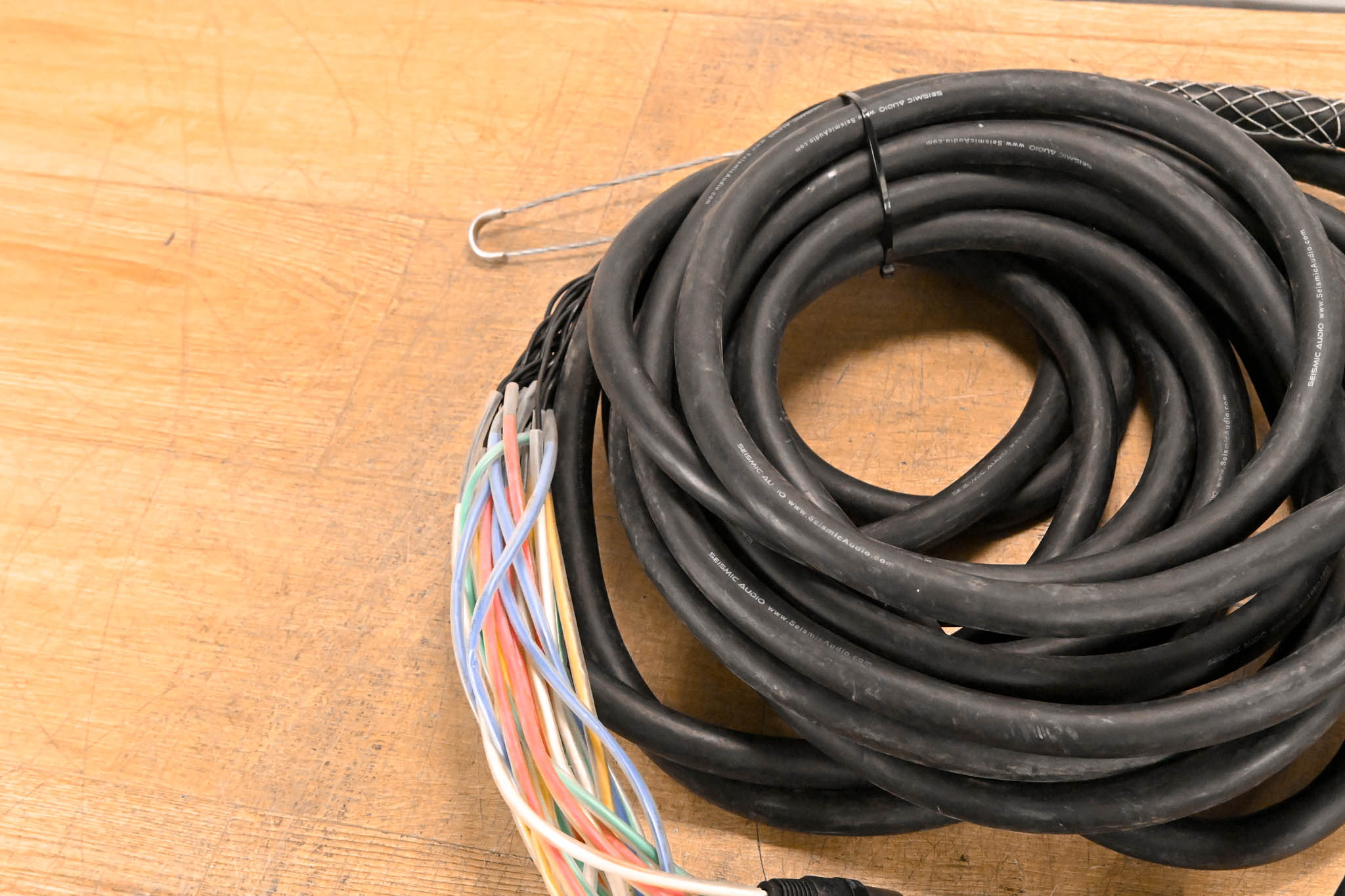 Seismic Audio 16x8 Multipin to XLR Stage Snake Cable - 50'
