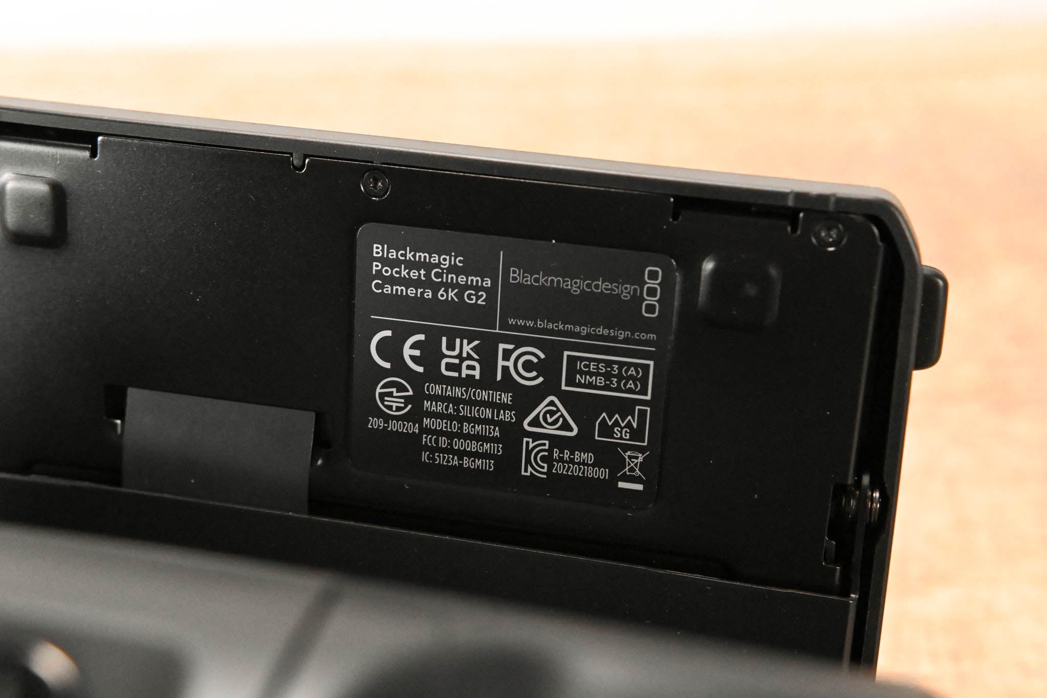 Blackmagic Design Pocket Cinema Camera 6K G2