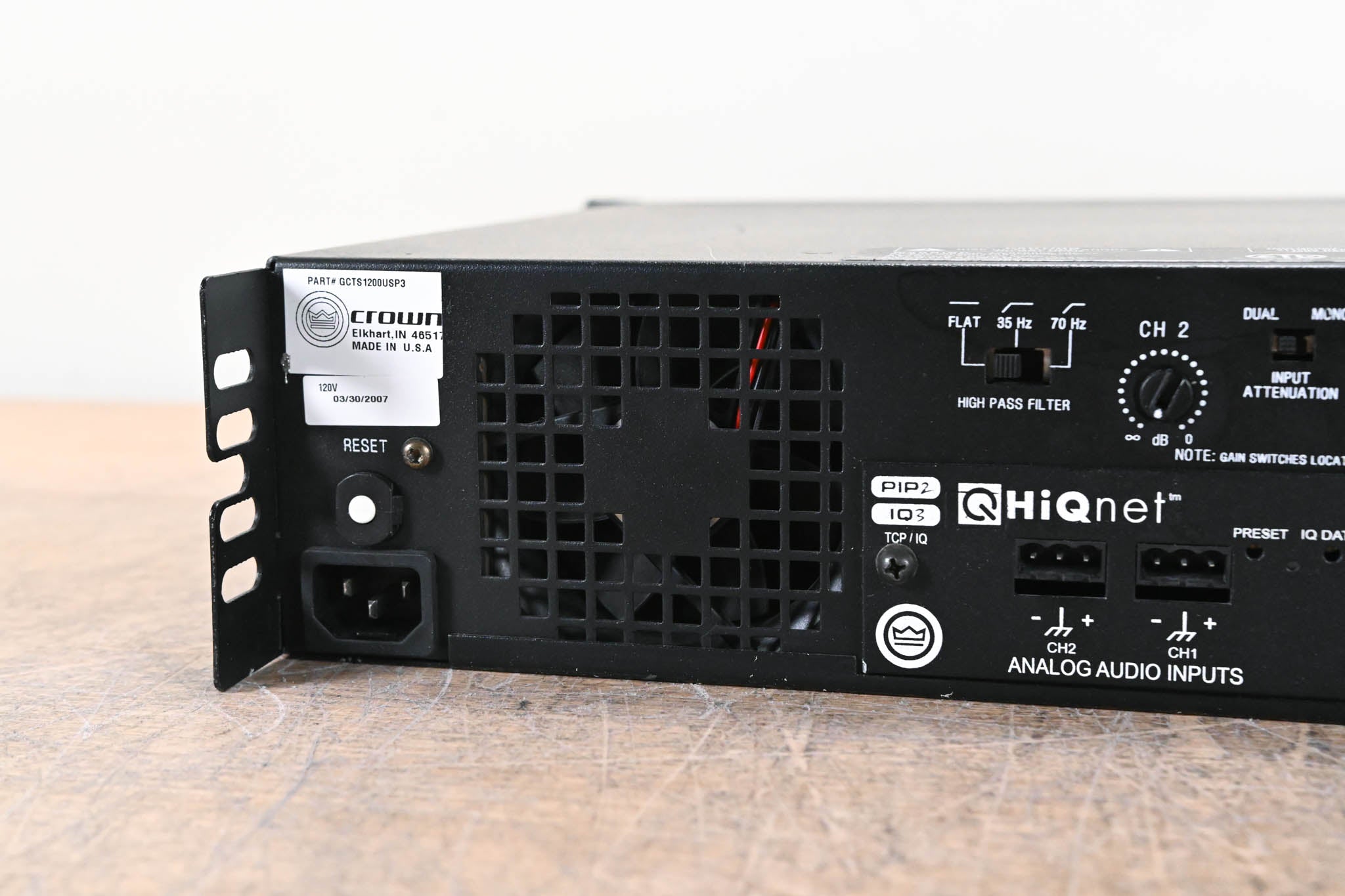 Crown CTs 1200 2-Channel Power Amplifier