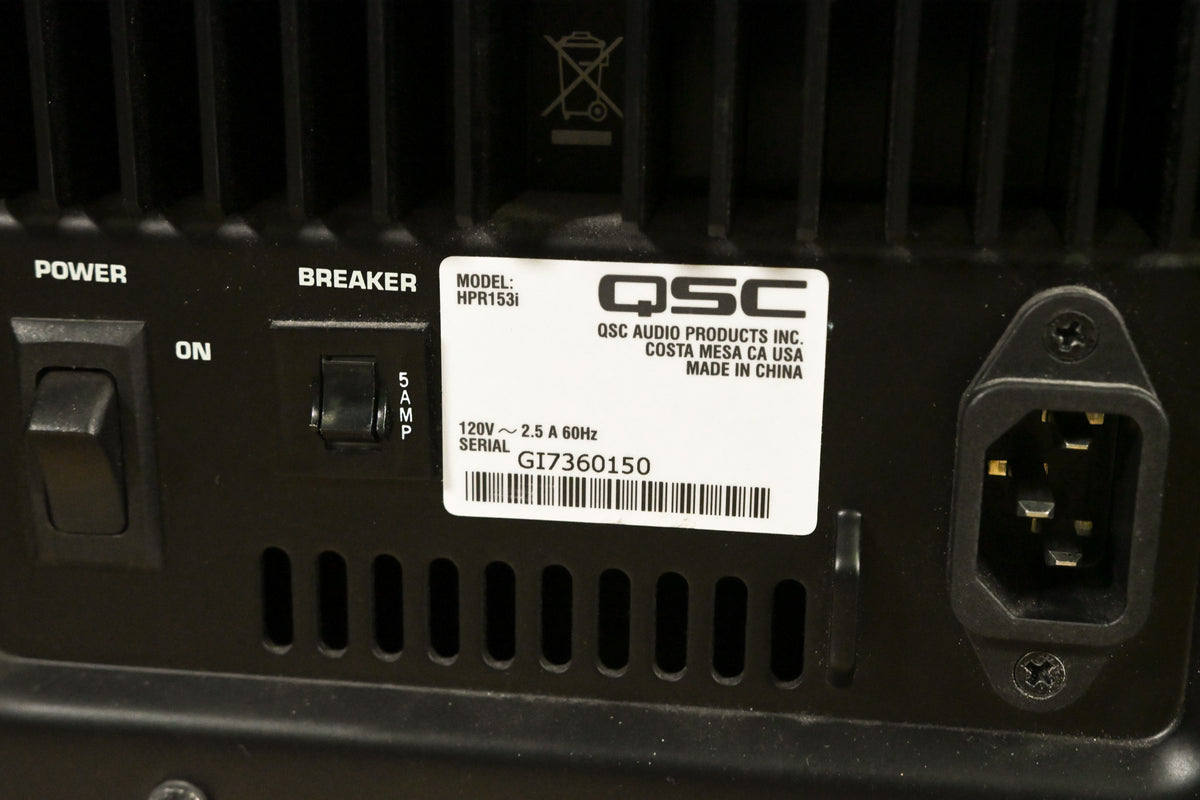 QSC HPR153i 15" 3-Way Powered Loudspeaker (PAIR)