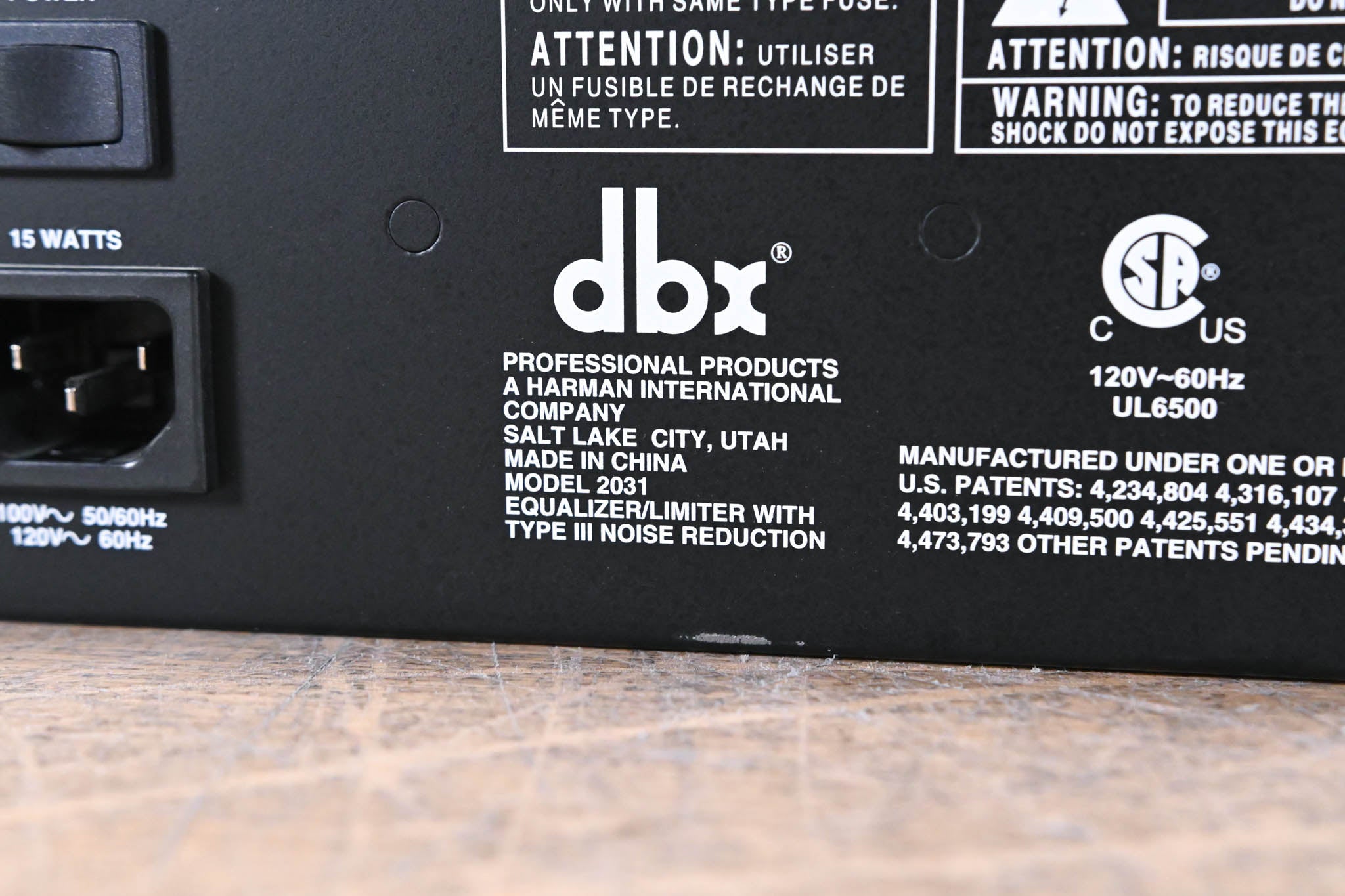 dbx 2031 Single-Channel 31-Band Graphic Equalizer/Limiter