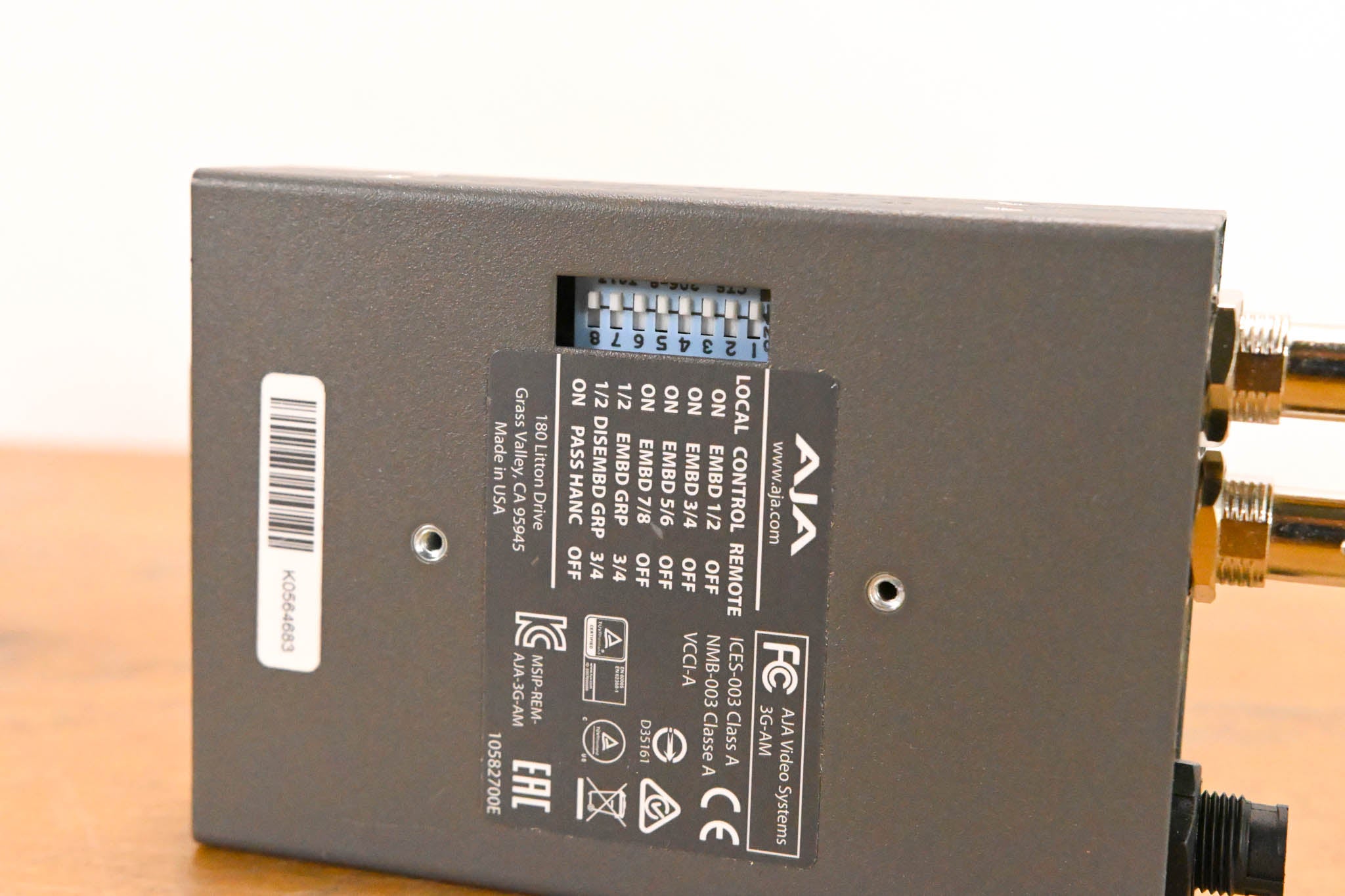 AJA 3G-AM 8-Channel AES Embedder/Disembedder (NO POWER SUPPLY)
