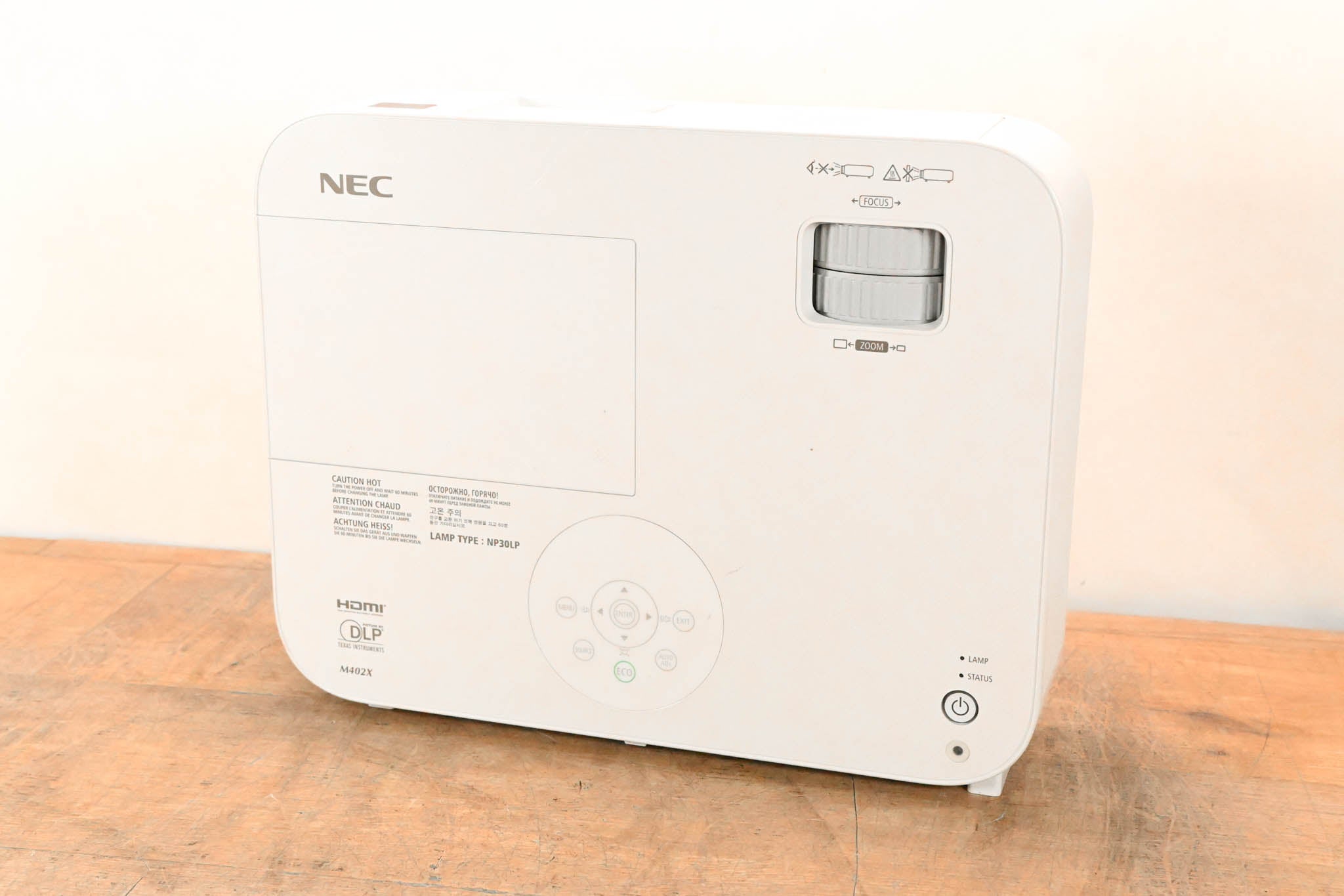 NEC NP-M402X 4,000-Lumen XGA Conference Room Projector