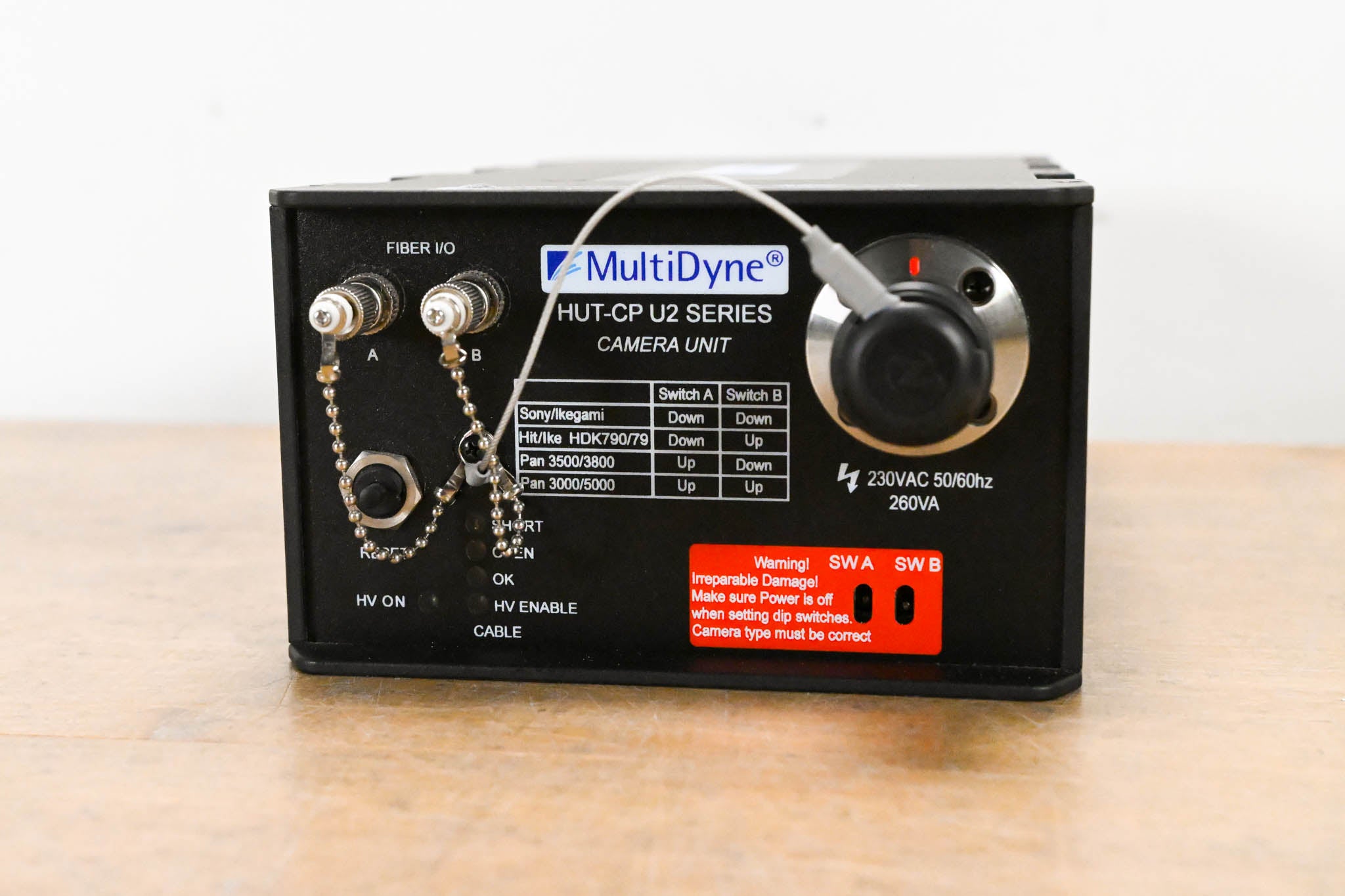 MultiDyne HUT-CP-U2-SPP-ST2XXF Powered HUT SMPTE System - Camera Side