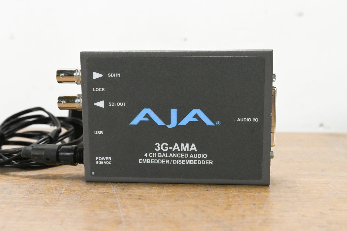 AJA 3G-AMA 3G-SDI Analog Audio Embedder/Disembedder