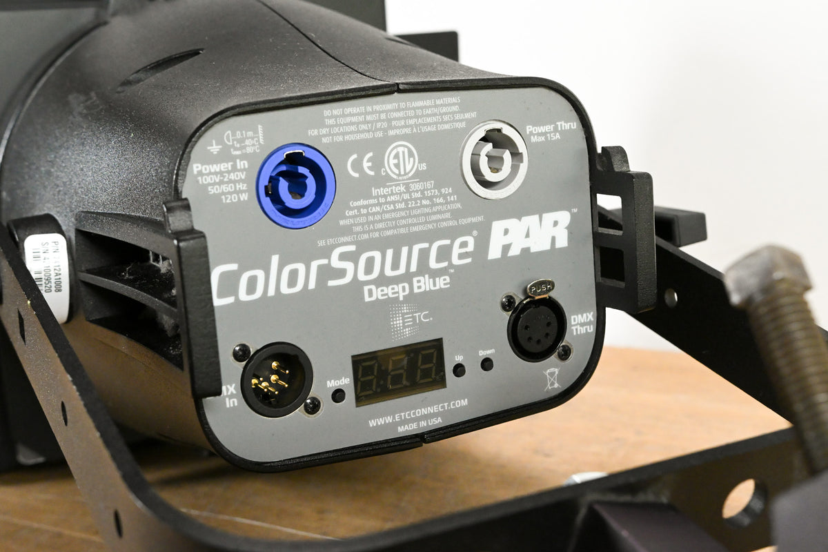 ETC ColorSource PAR Deep Blue LED Wash Light - Black