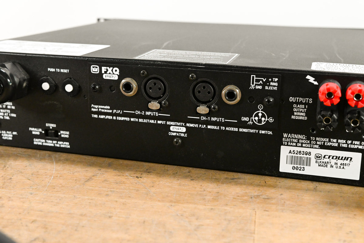 Crown Macro-Tech 2402 2-Channel Power Amplifier