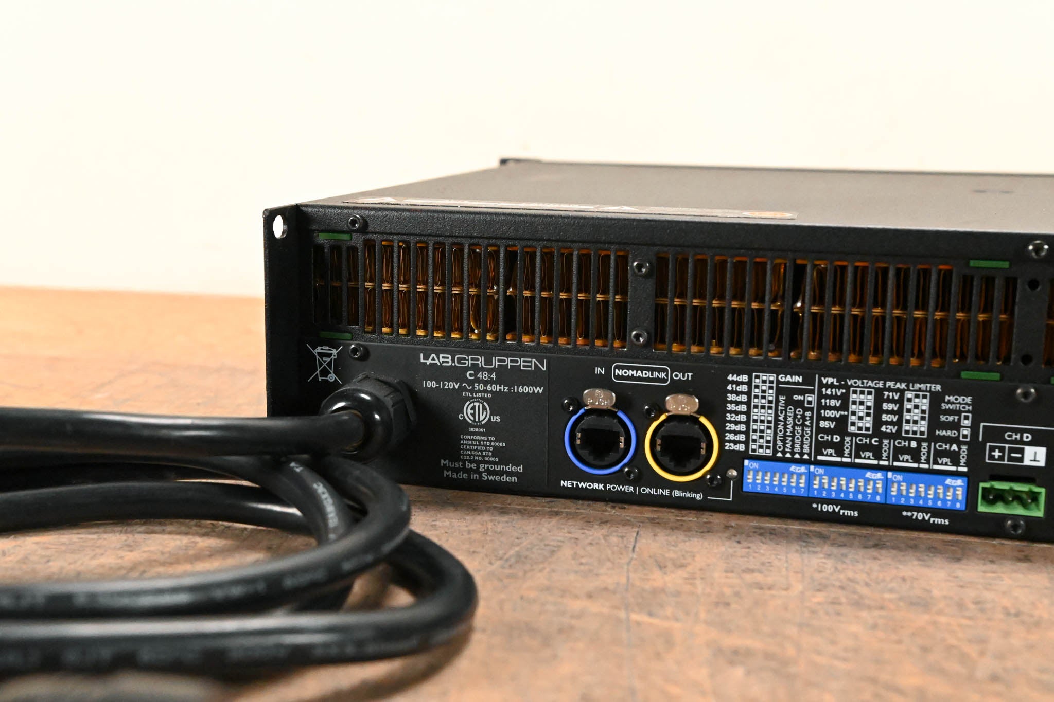 Lab Gruppen C 48:4 4800W 4-Channel Power Amplifier