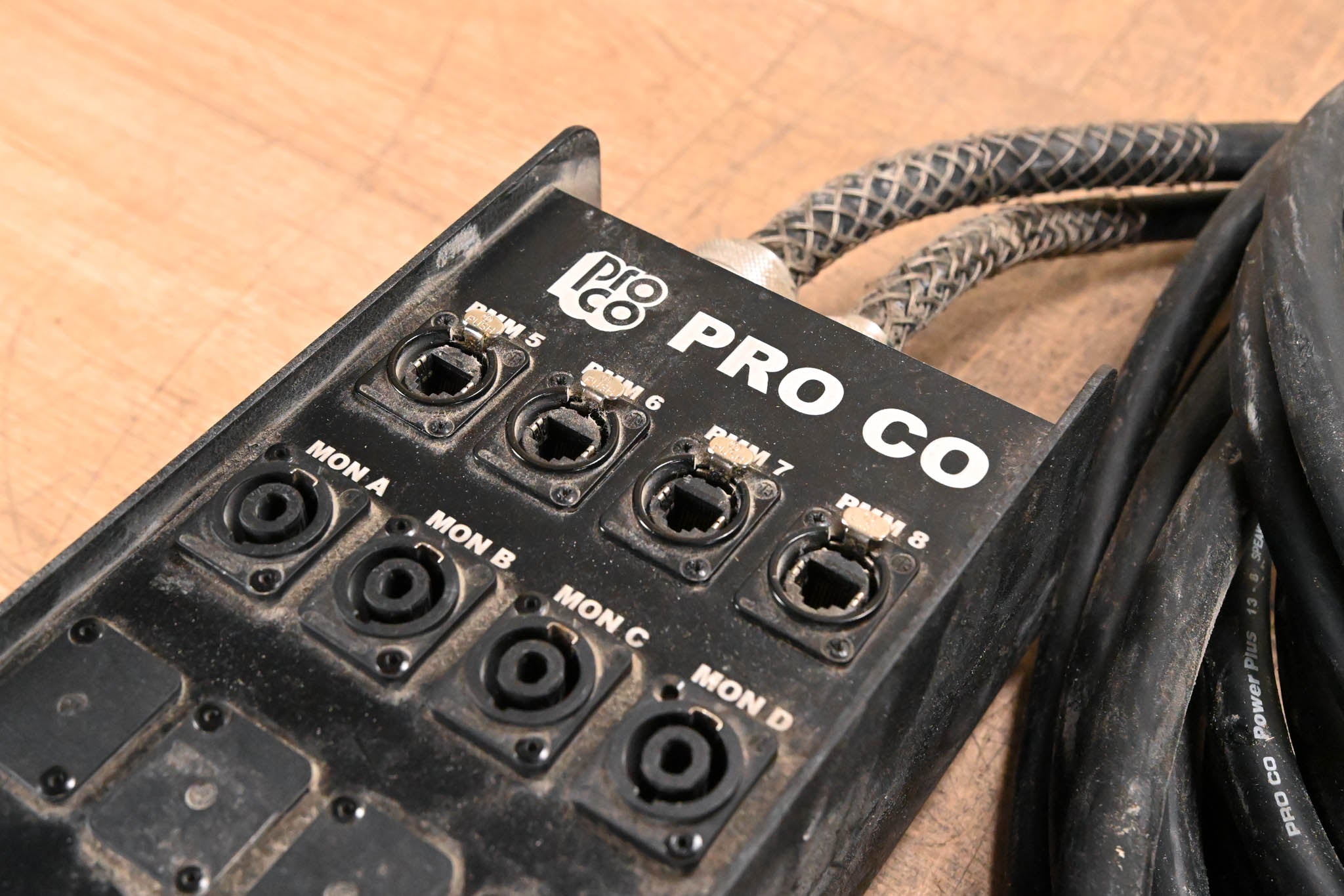 ProCo 4 etherCON, 4 speakON Stage Snake - 25 ft