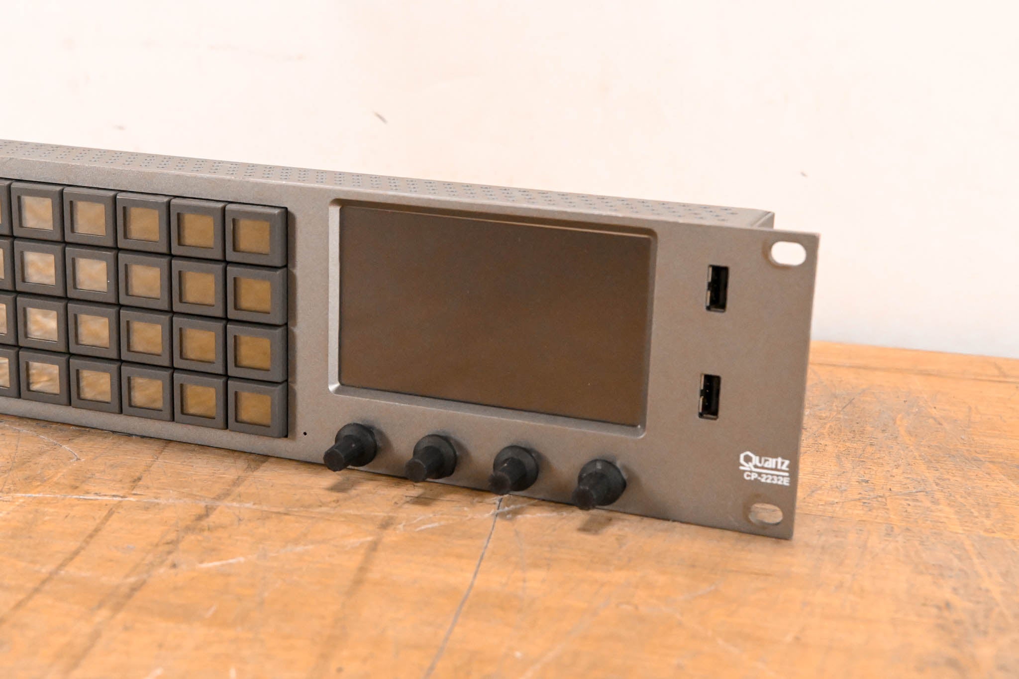 Evertz CP-2232E Advanced System Control Panel w/ 32 LCD Buttons (NO PSU)