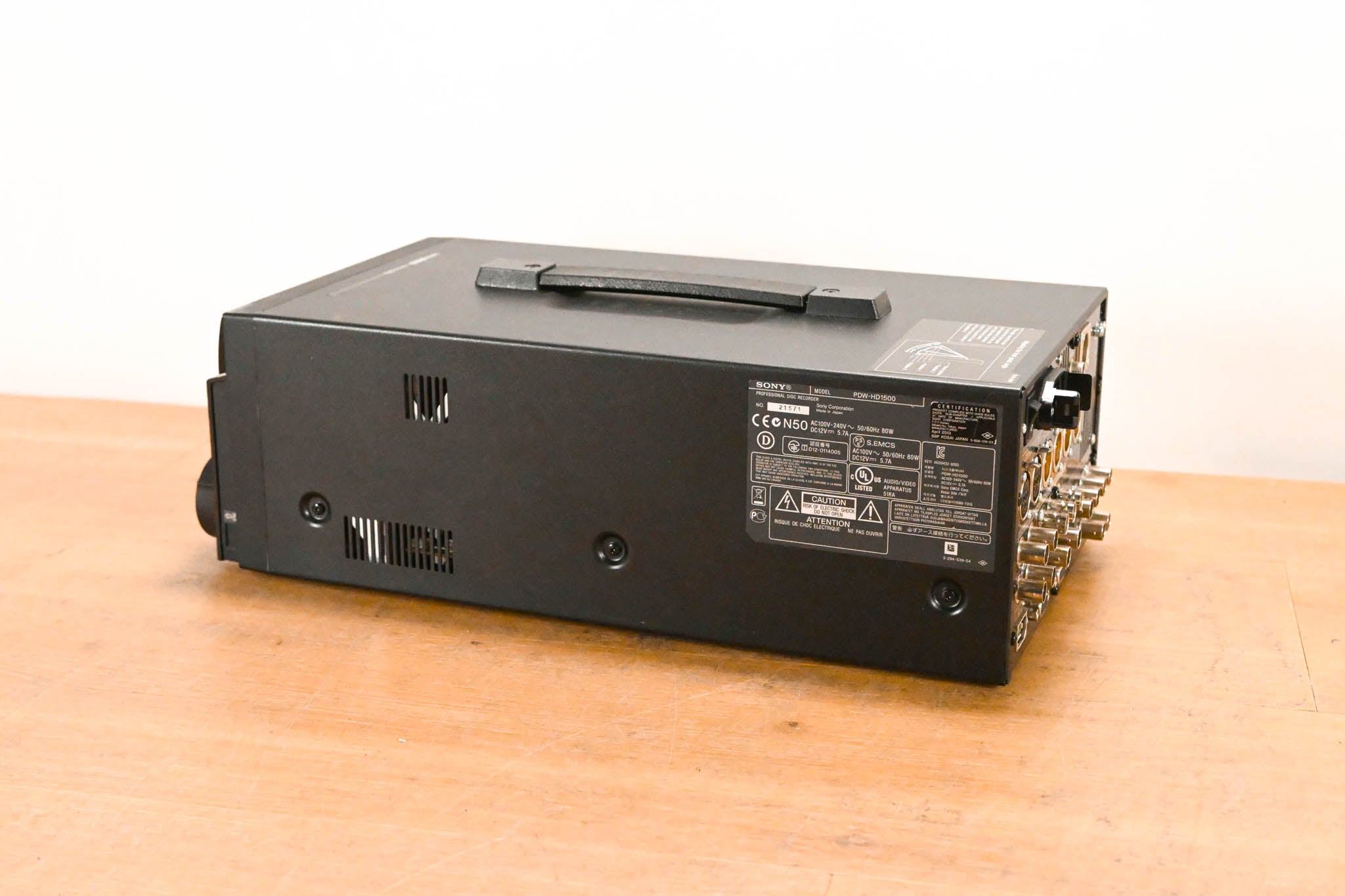 Sony PDW-HD1500 XDCAM HD422 Professional Disc Recorder/Player