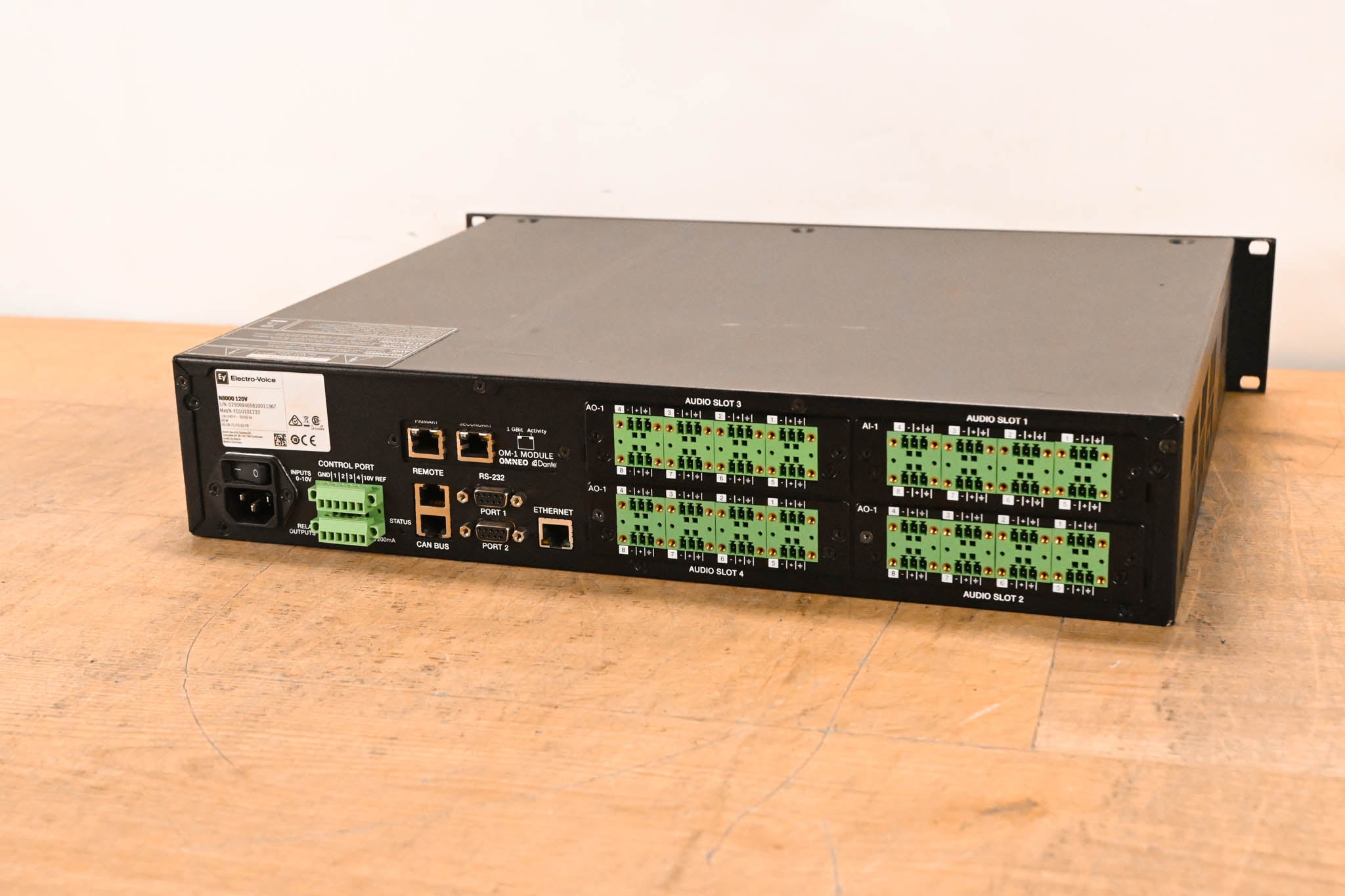 Electro-Voice (EV) N8000 NetMax Digital Matrix Controller w/ Dante