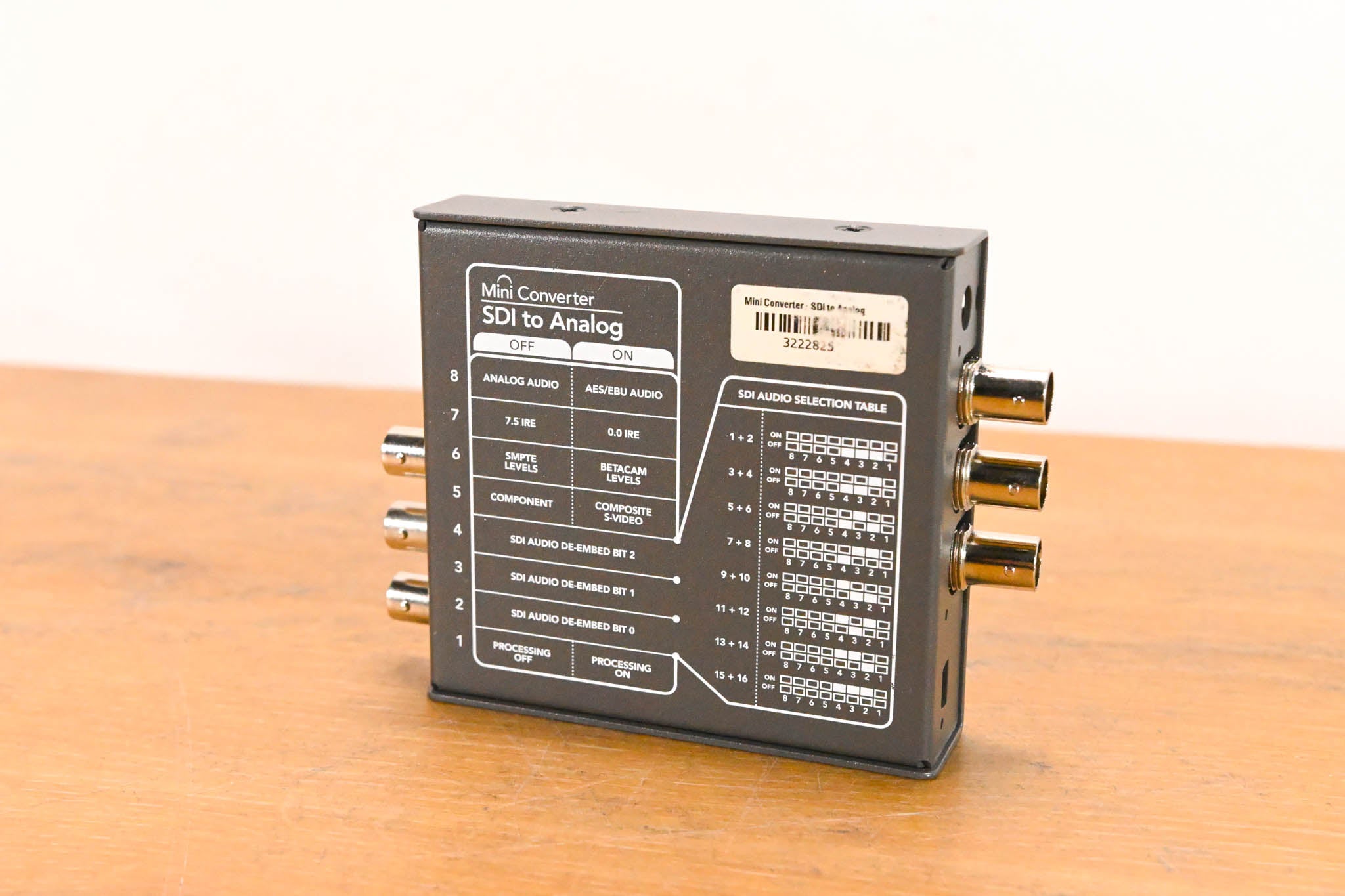 Blackmagic Design Mini Converter SDI to Analog (NO POWER SUPPLY)