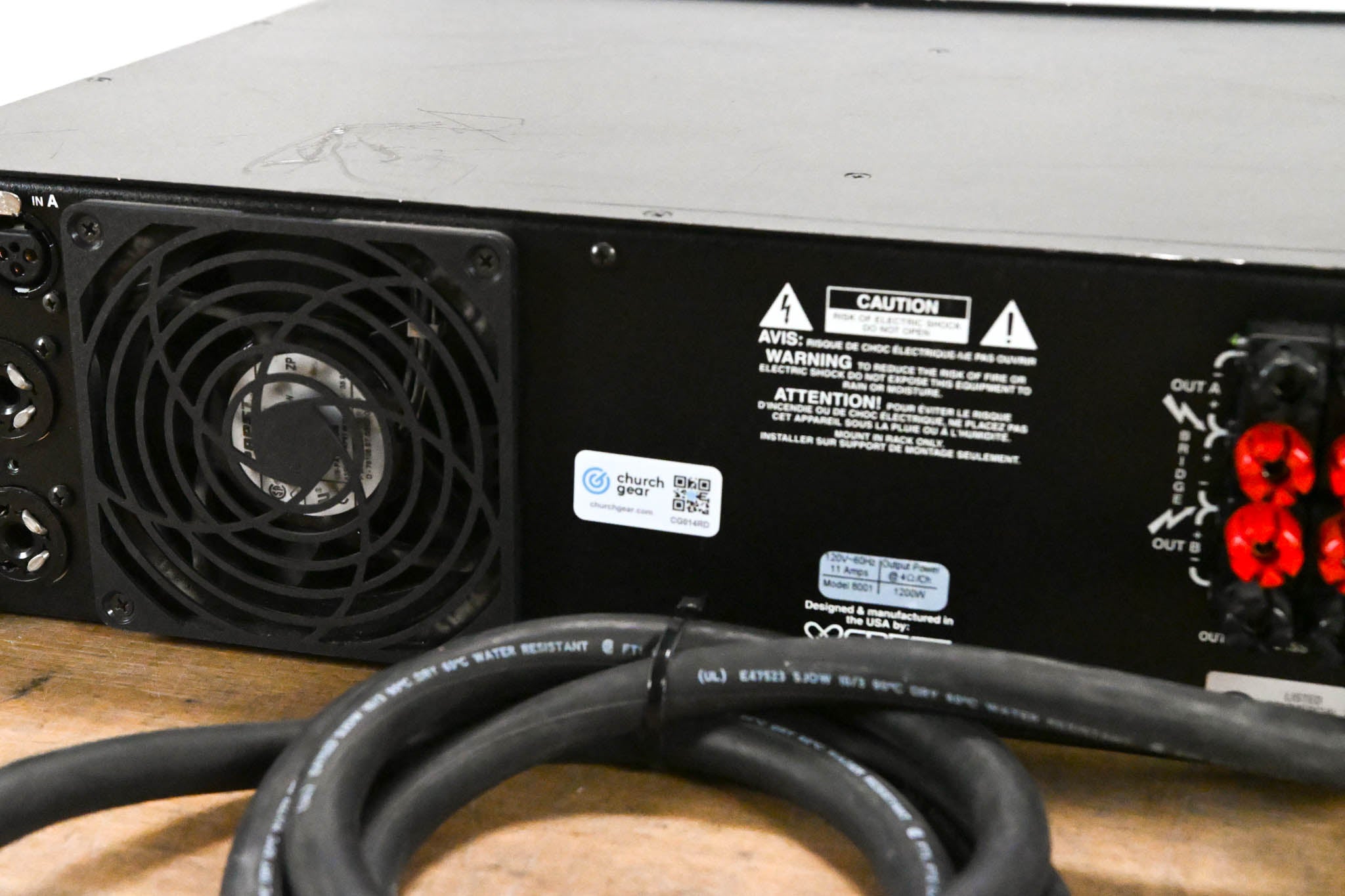 Crest Audio 8001 2-Channel Power Amplifier