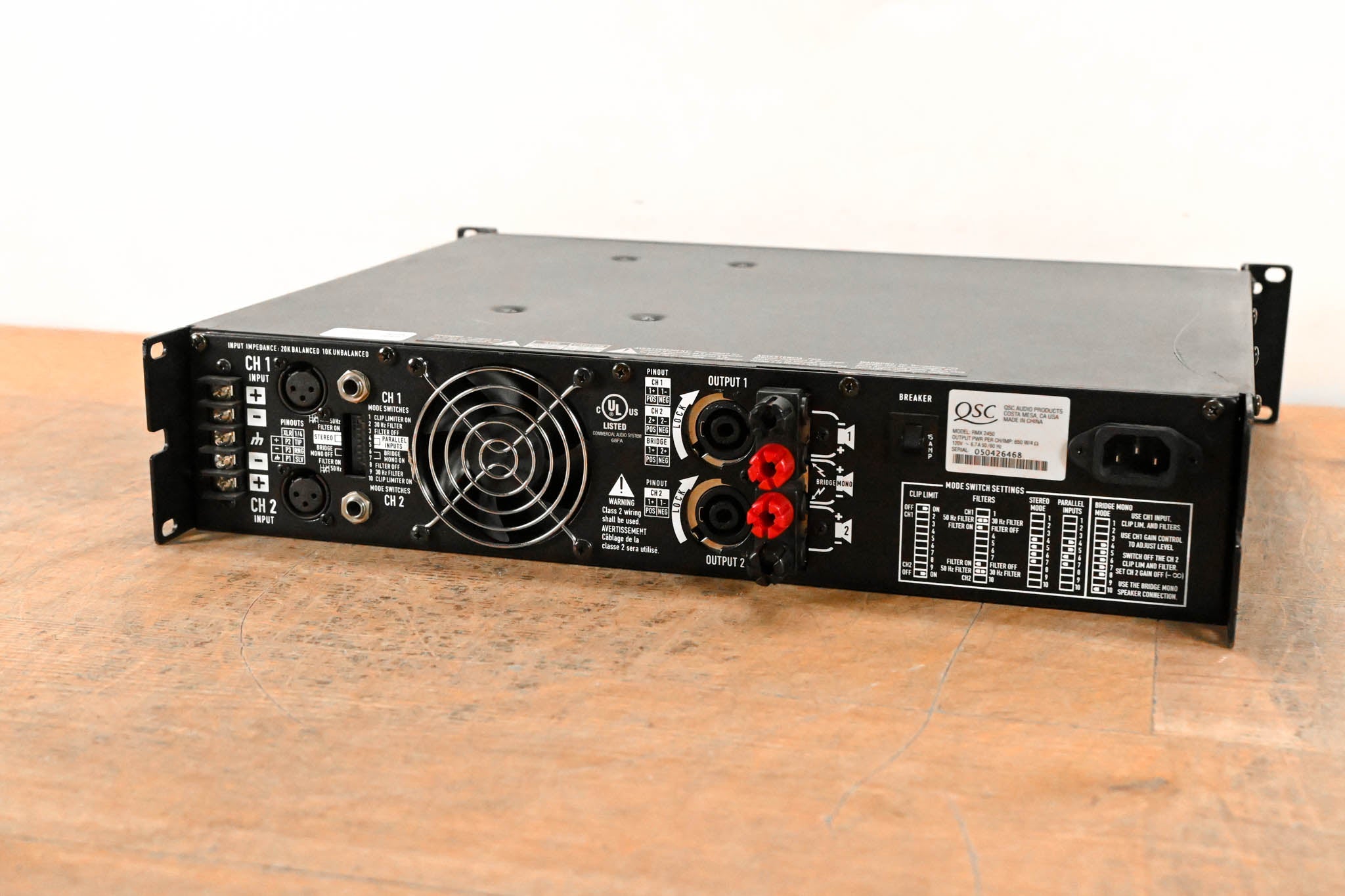 QSC RMX2450 2-Channel Power Amplifier