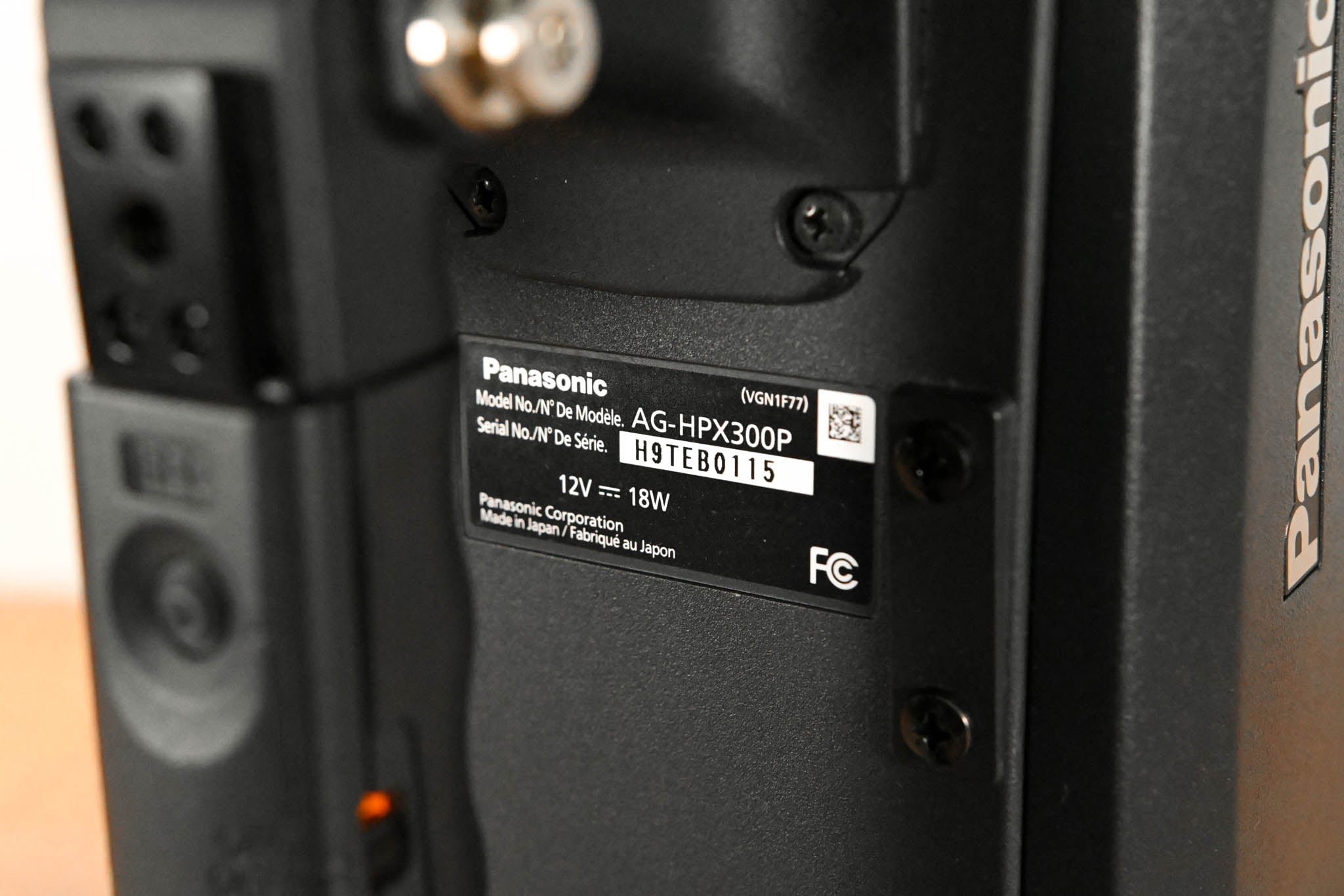 Panasonic AG-HPX300P P2HD 1/3" CMOS Broadcast Camera Body