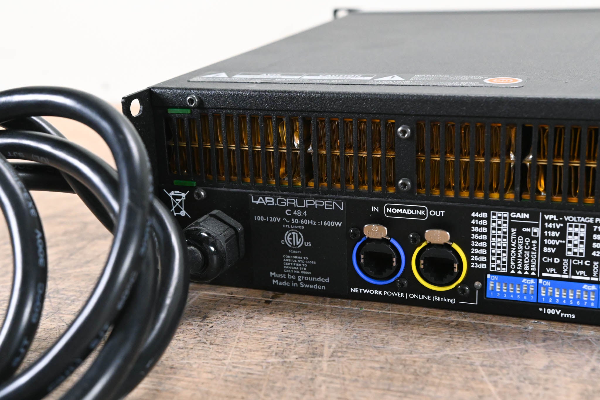 Lab Gruppen C 48:4 4800W 4-Channel Power Amplifier