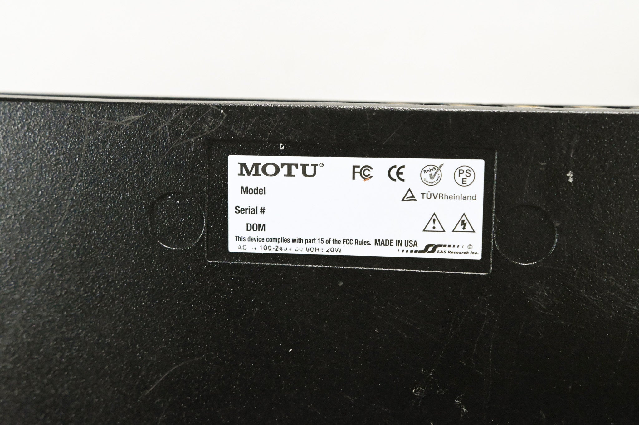 MOTU 828mk3 Hybrid FireWire Audio Interface