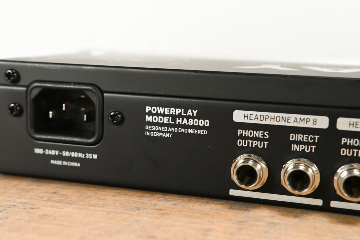 Behringer POWERPLAY HA8000 8-CH Headphone Mixing/Distribution Amplifier