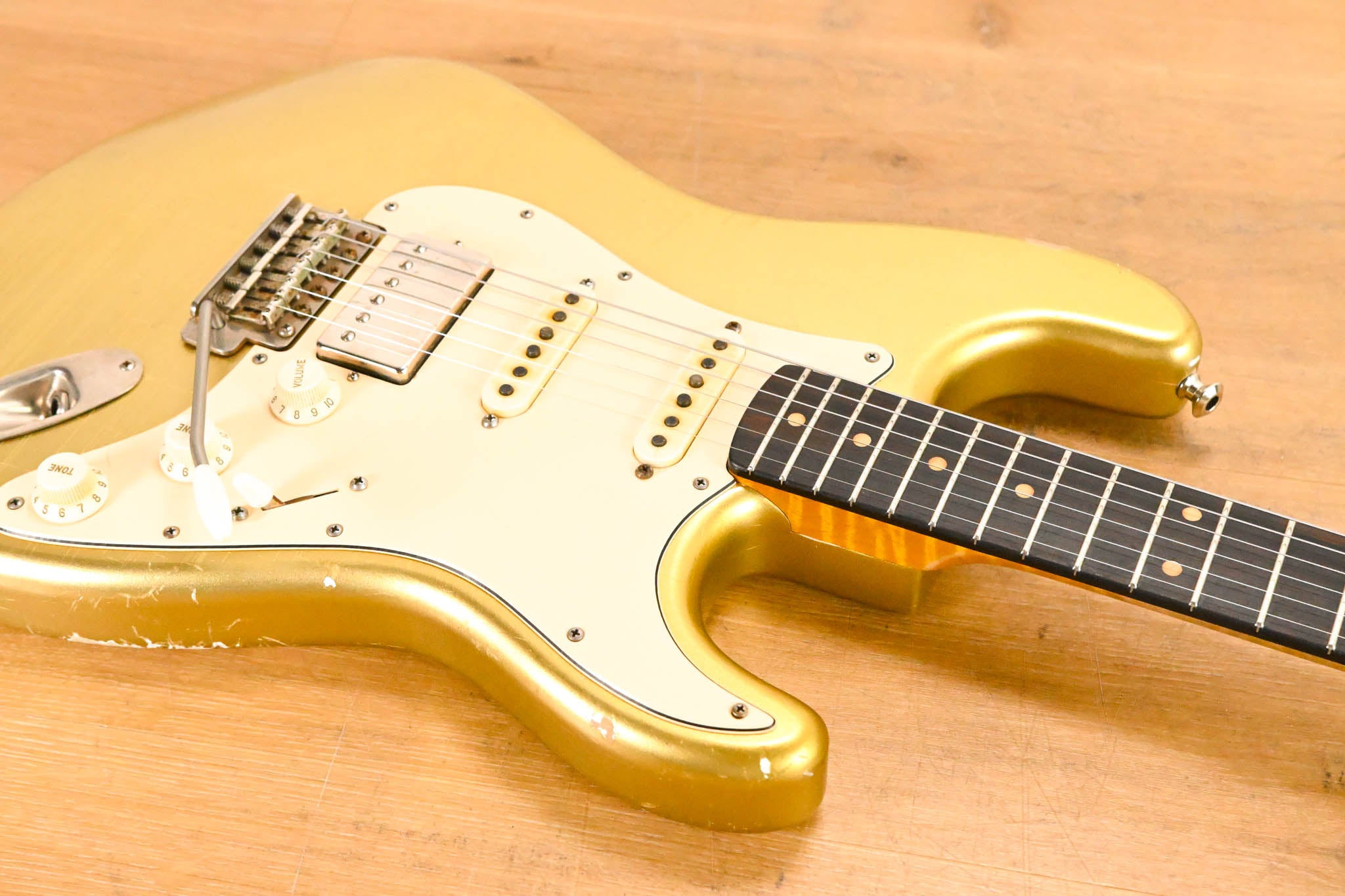 TMG Dover Custom S-Style HSS - Aged Aztec Gold