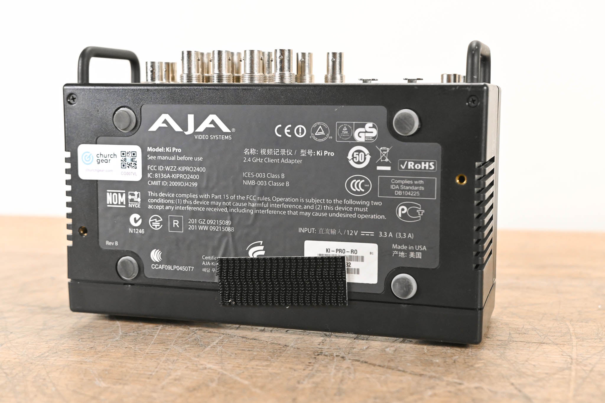 AJA Ki Pro File-Based HD/SD Video Recorder and Player (NO POWER SUPPLY)