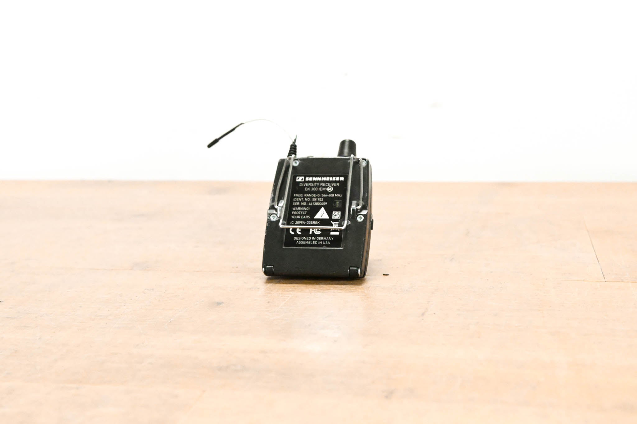 Sennheiser EK 300 IEM G3 Wireless Bodypack Receiver G Range: 566-608 MHz