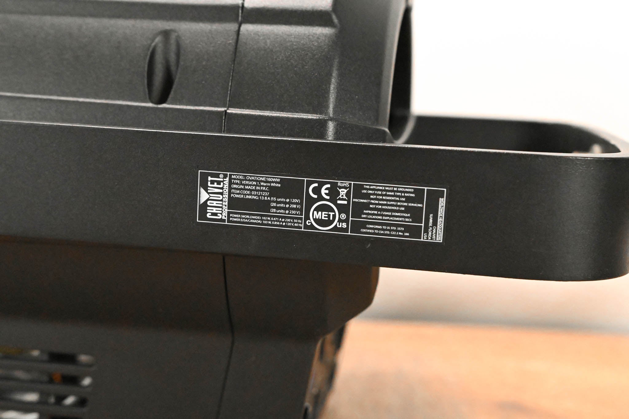 Chauvet Ovation E-160WW LED Ellipsoidal Light with 26 Degree Lens