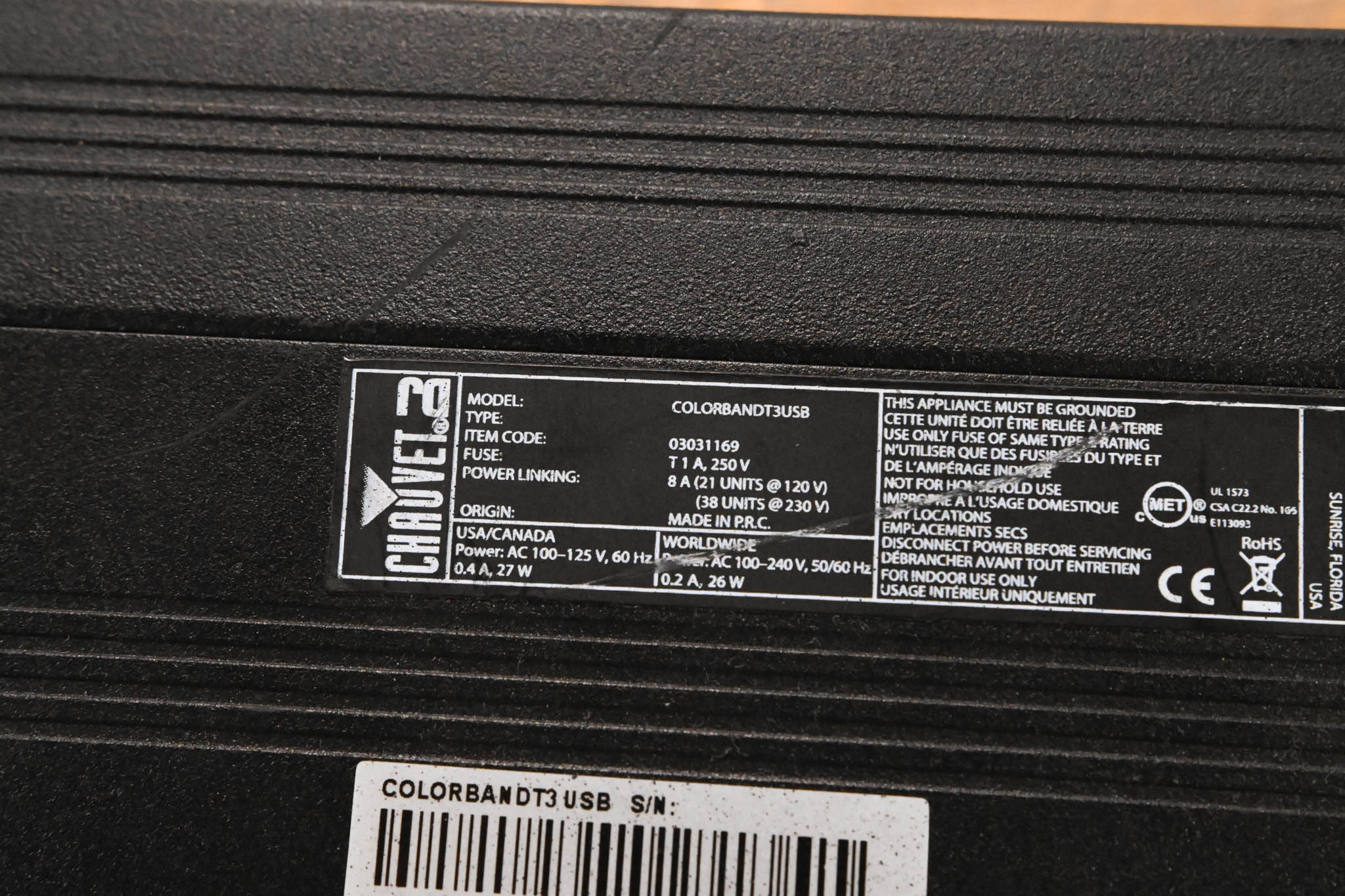 Chauvet COLORband T3USB Linear RGB Wash Light