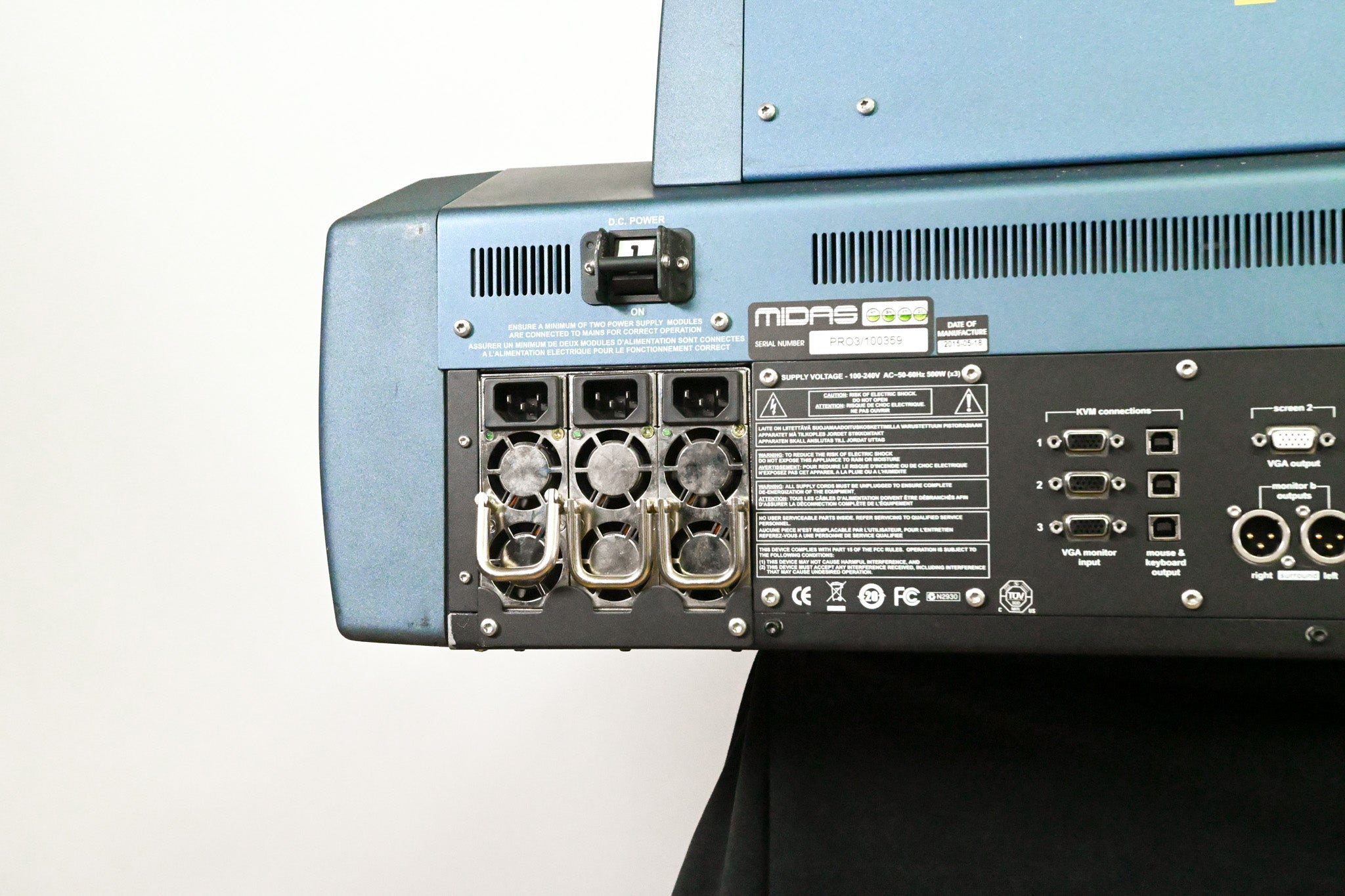 Midas PRO6 64-Channel Digital Console with DL371 Audio System Engine
