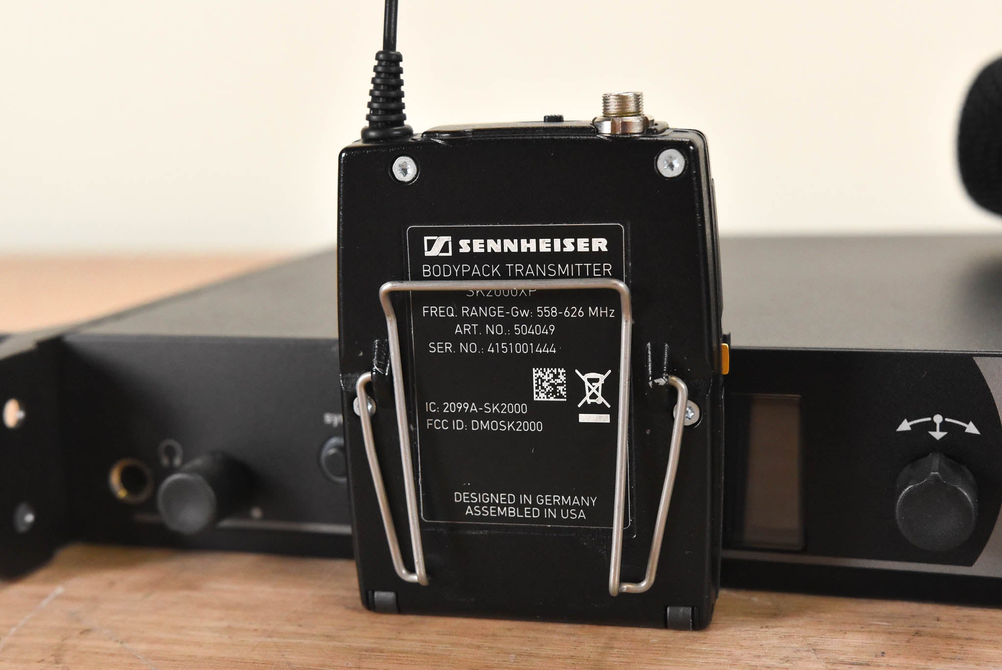 Sennheiser EM 2050 Wireless Receiver w/ Handheld and Beltpack 558-626MHz