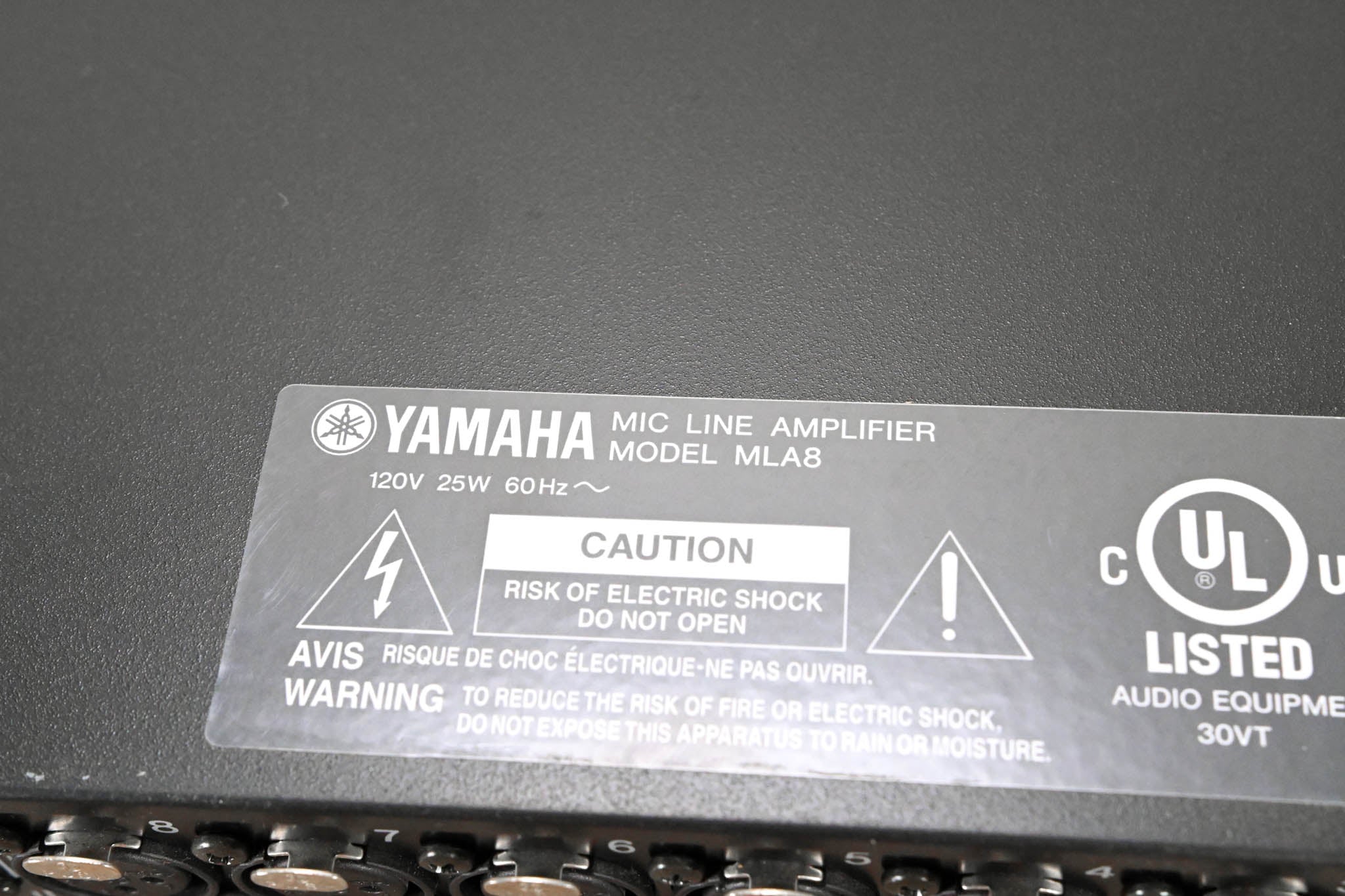 Yamaha MLA8 8-Channel Microphone/Line Preamplifier