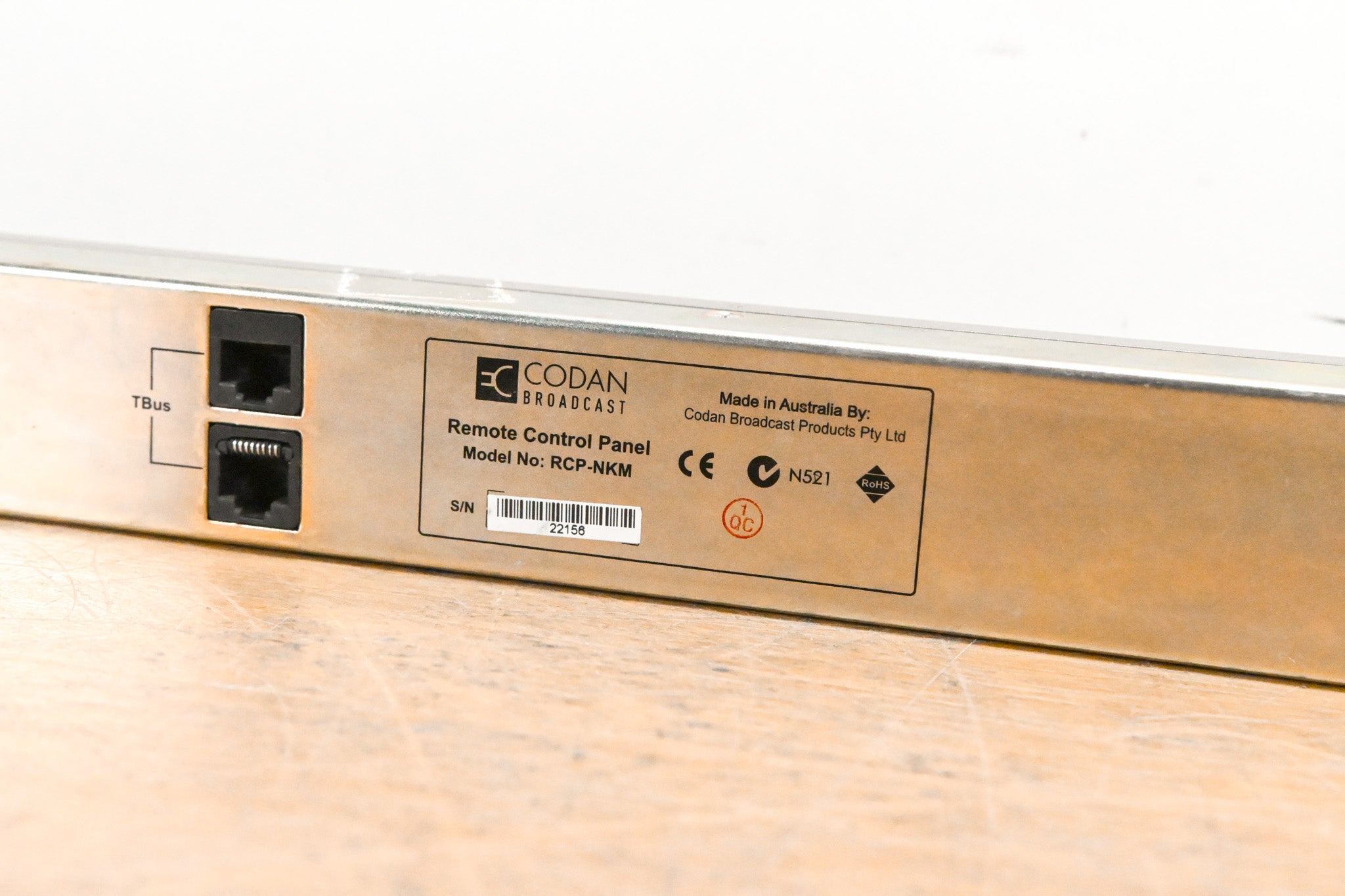 Codan Broadcast RCP-NKM 1RU Remote Control Panel (NO POWER SUPPLY)
