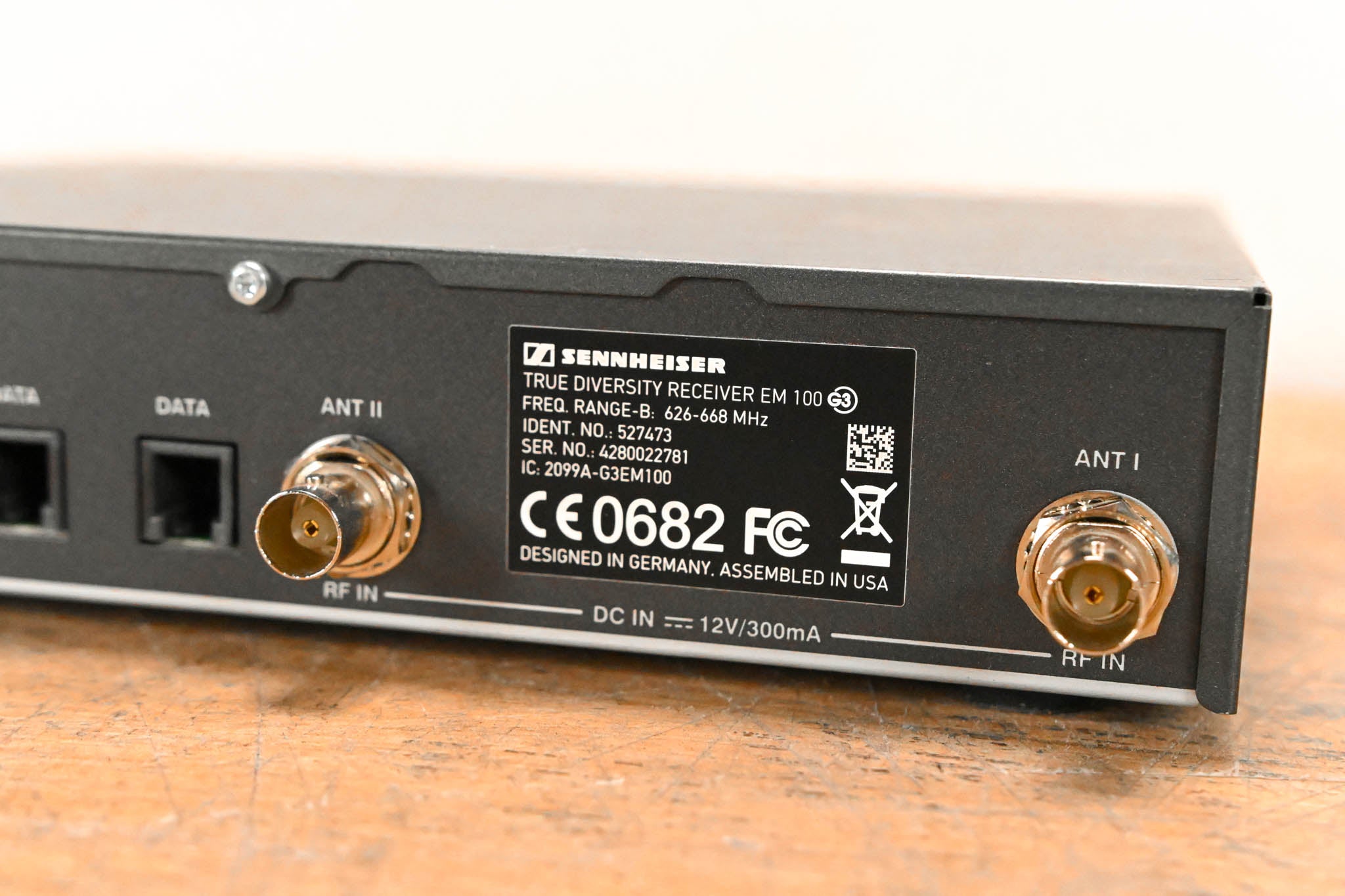 Sennheiser EM 100 G3 Wireless Receiver - 626-668 MHz (NO POWER SUPPLY)