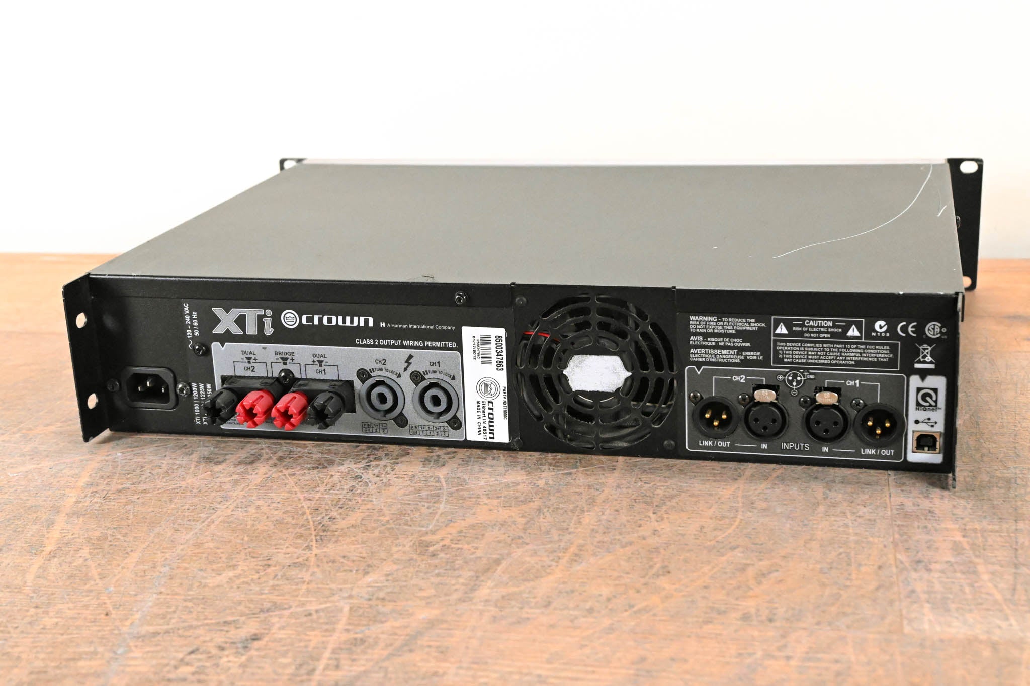 Crown XTi 1000 Stereo Power Amplifier with DSP