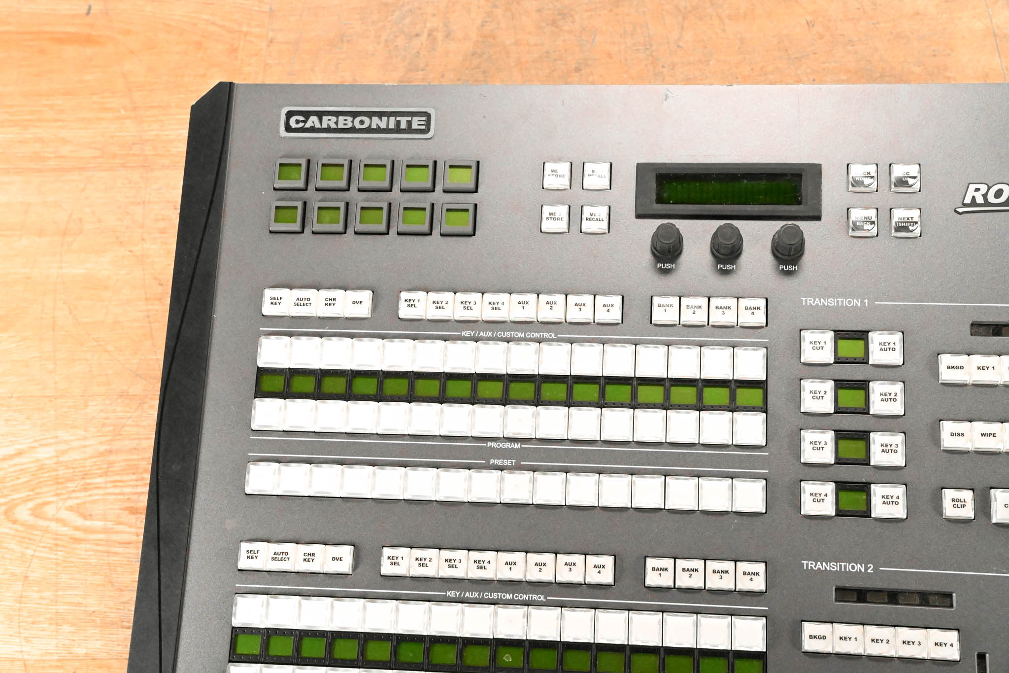 Ross Carbonite MultiMedia Frame 1 M/E Video Switcher w/Carbonite 2 Panel