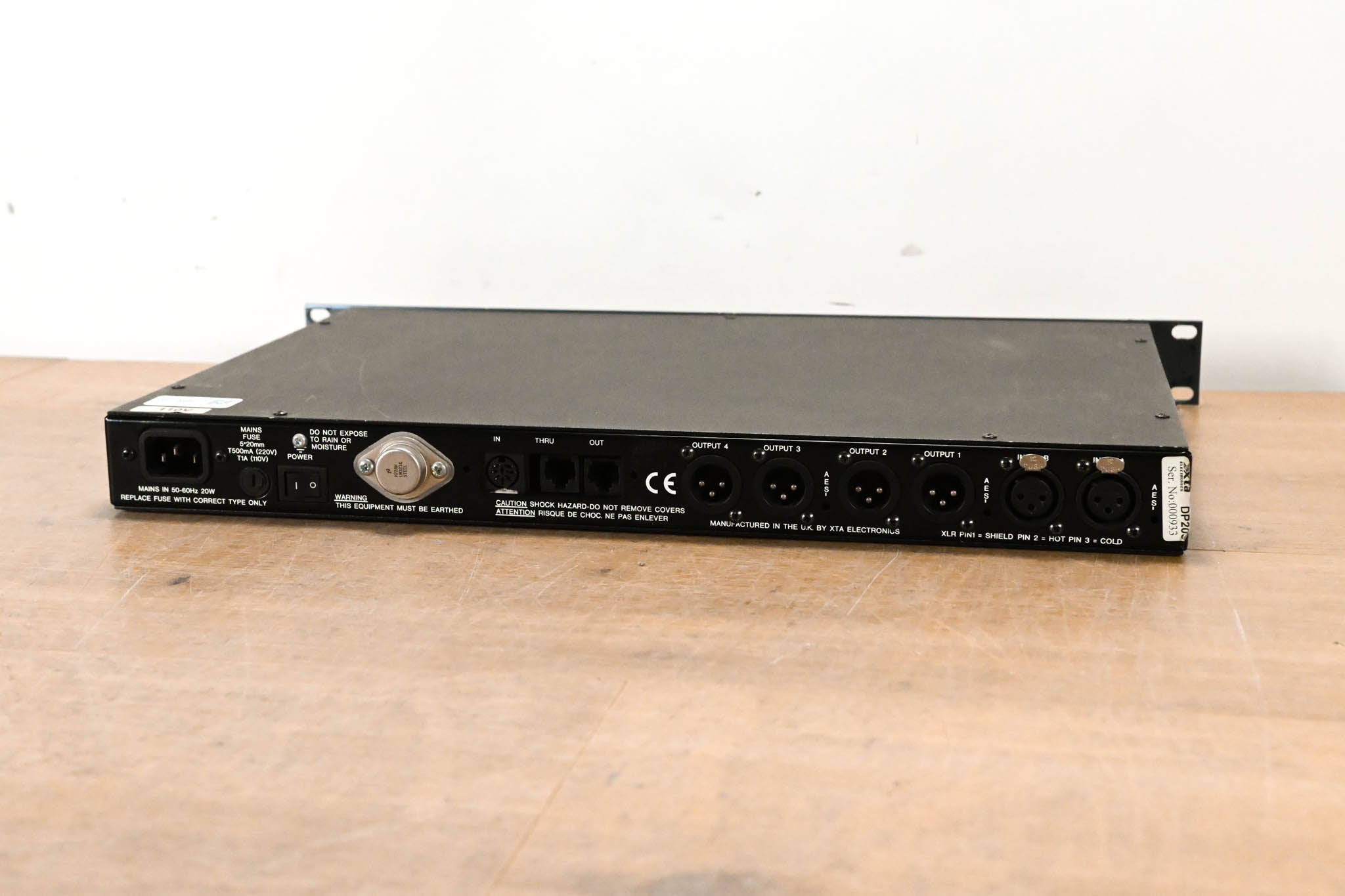 Xta Electronics DP200 Digital Equaliser