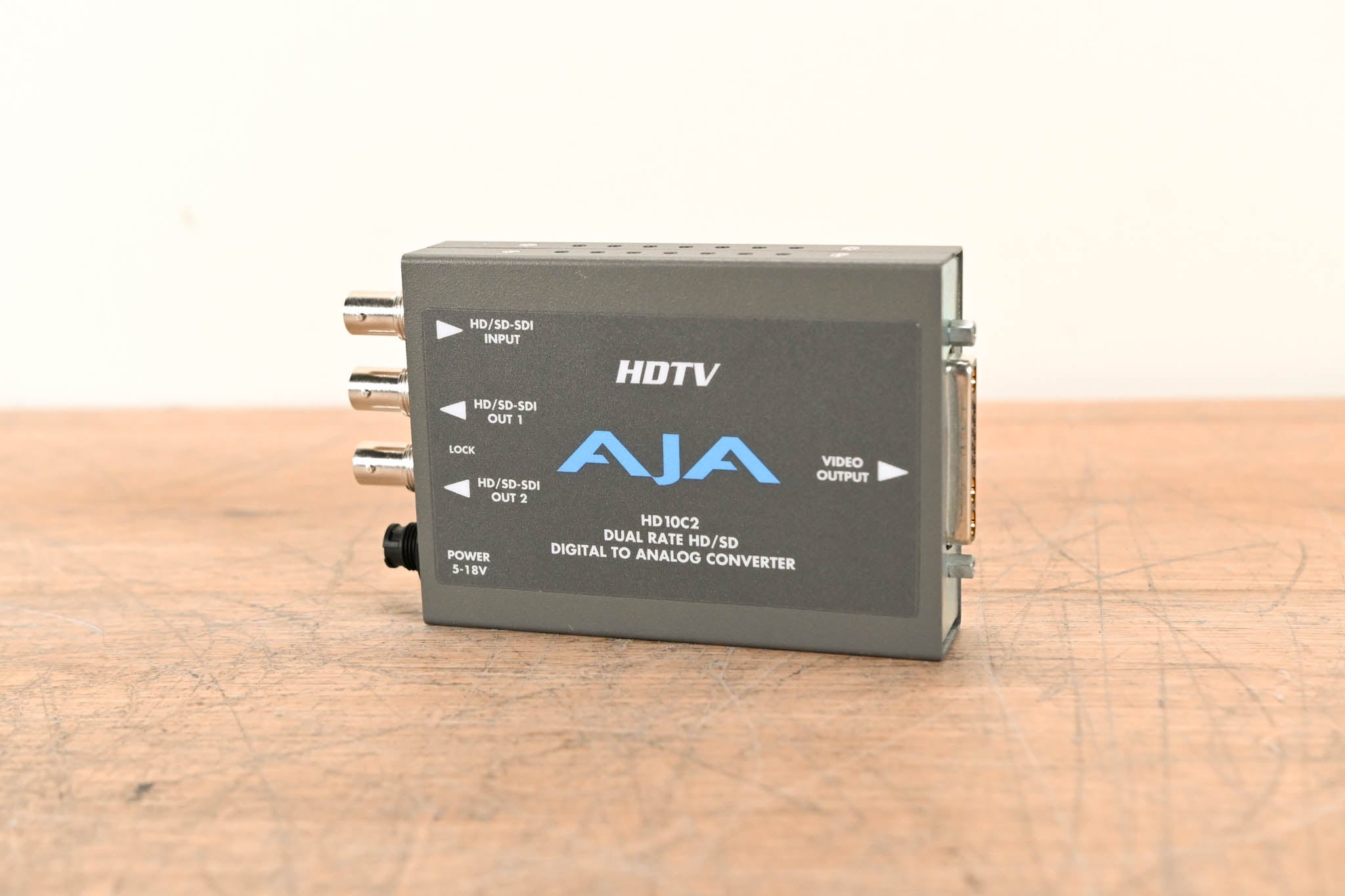 AJA HD10C2 Dual Rate HD/SD Digital to Analog Converter (NO POWER SUPPLY)